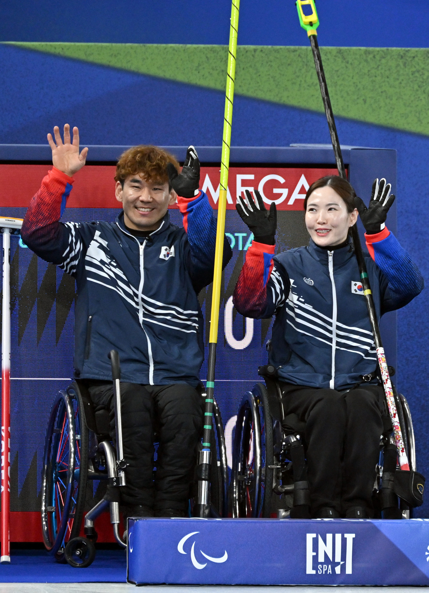 스포츠;밀라노코르티나동계패럴림픽;휠체어컬링;이용석;백혜진