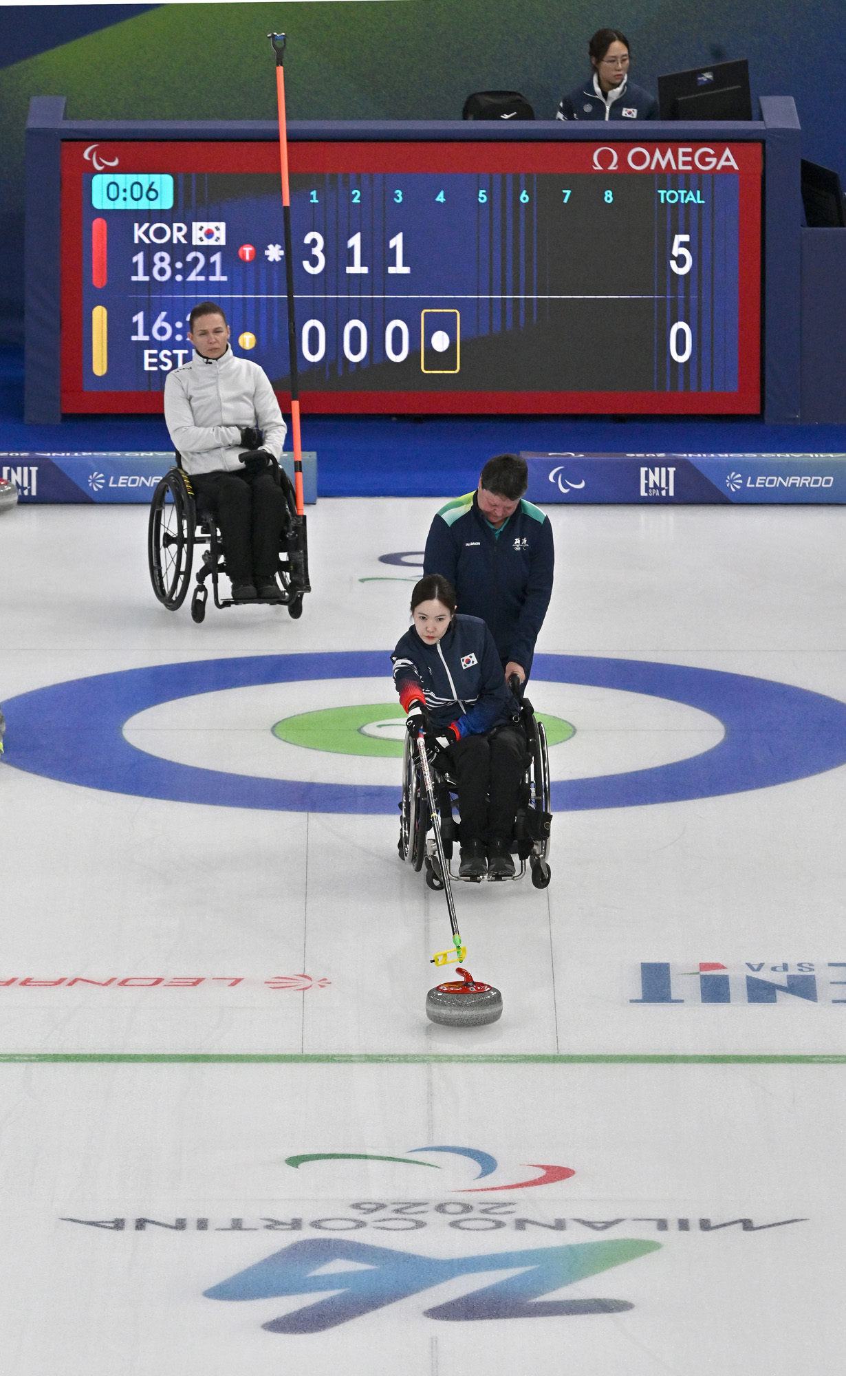 스포츠;밀라노코르티나동계패럴림픽;휠체어컬링;이용석;백혜진