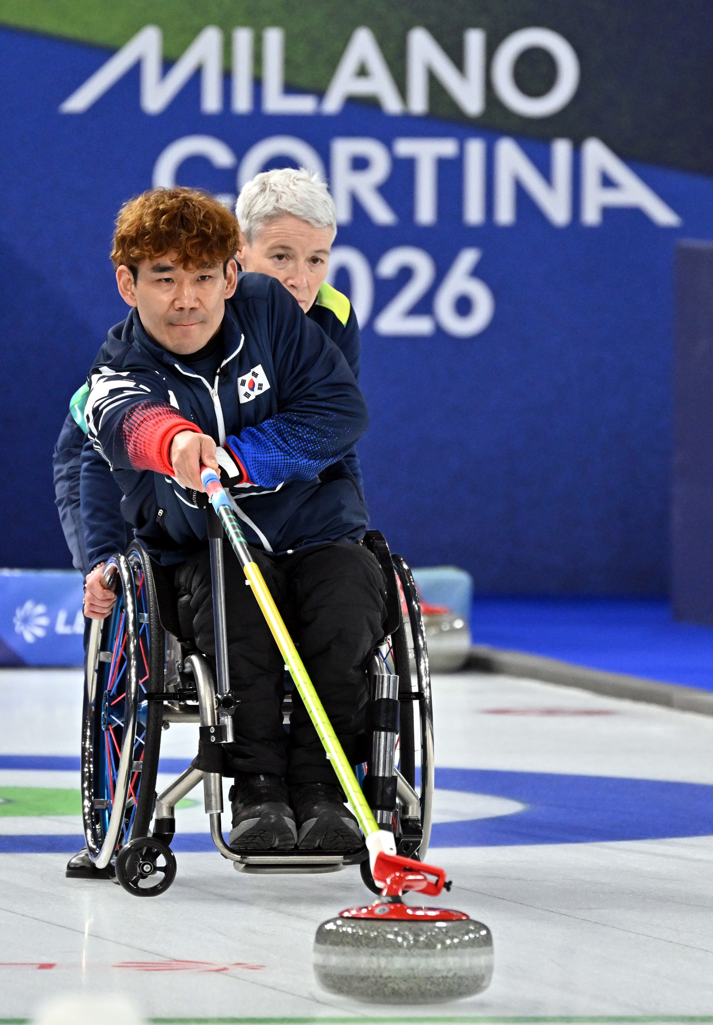 스포츠;밀라노코르티나동계패럴림픽;휠체어컬링;이용석;백혜진
