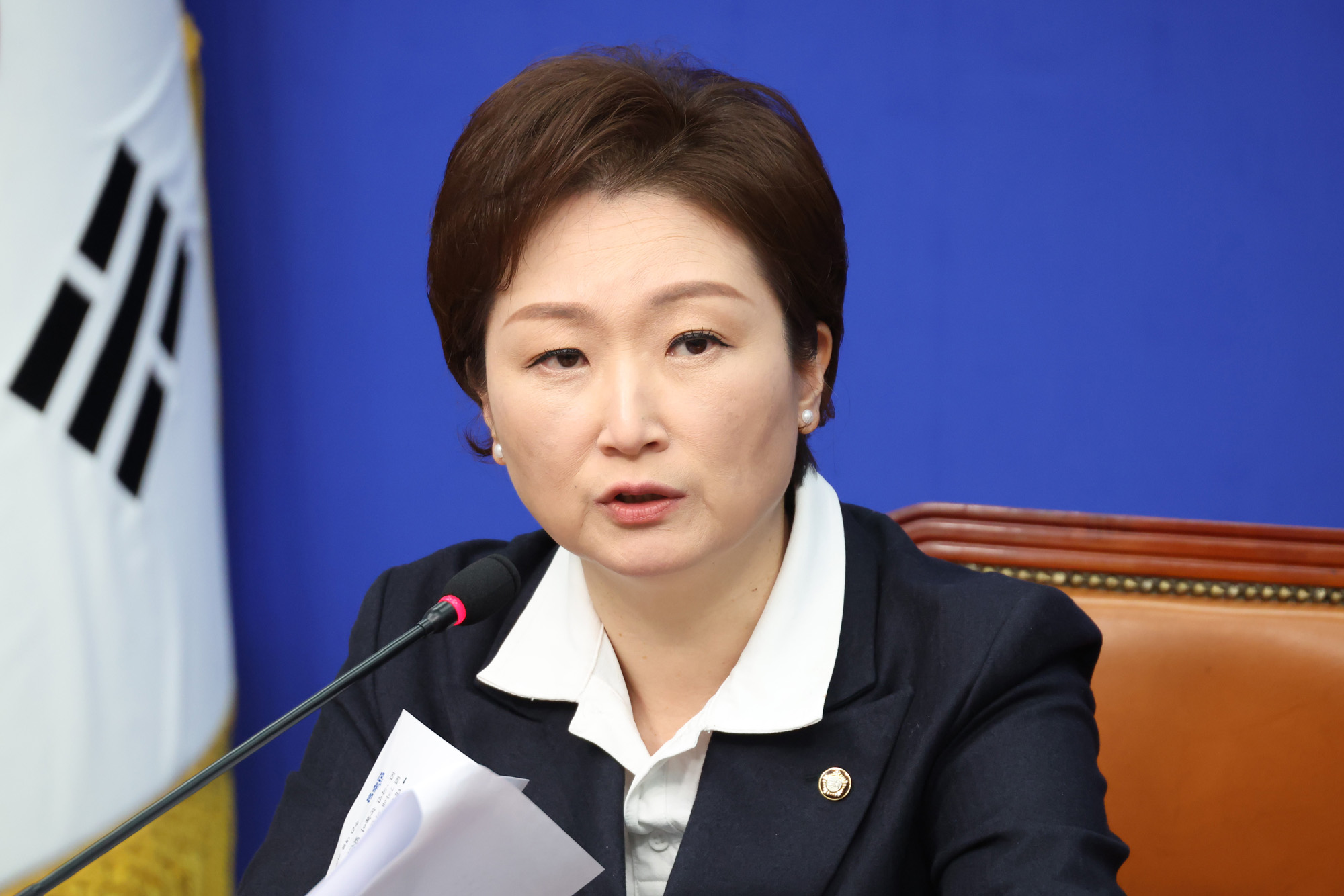 정치;국회;더불어민주당 최고위원회의;이언주