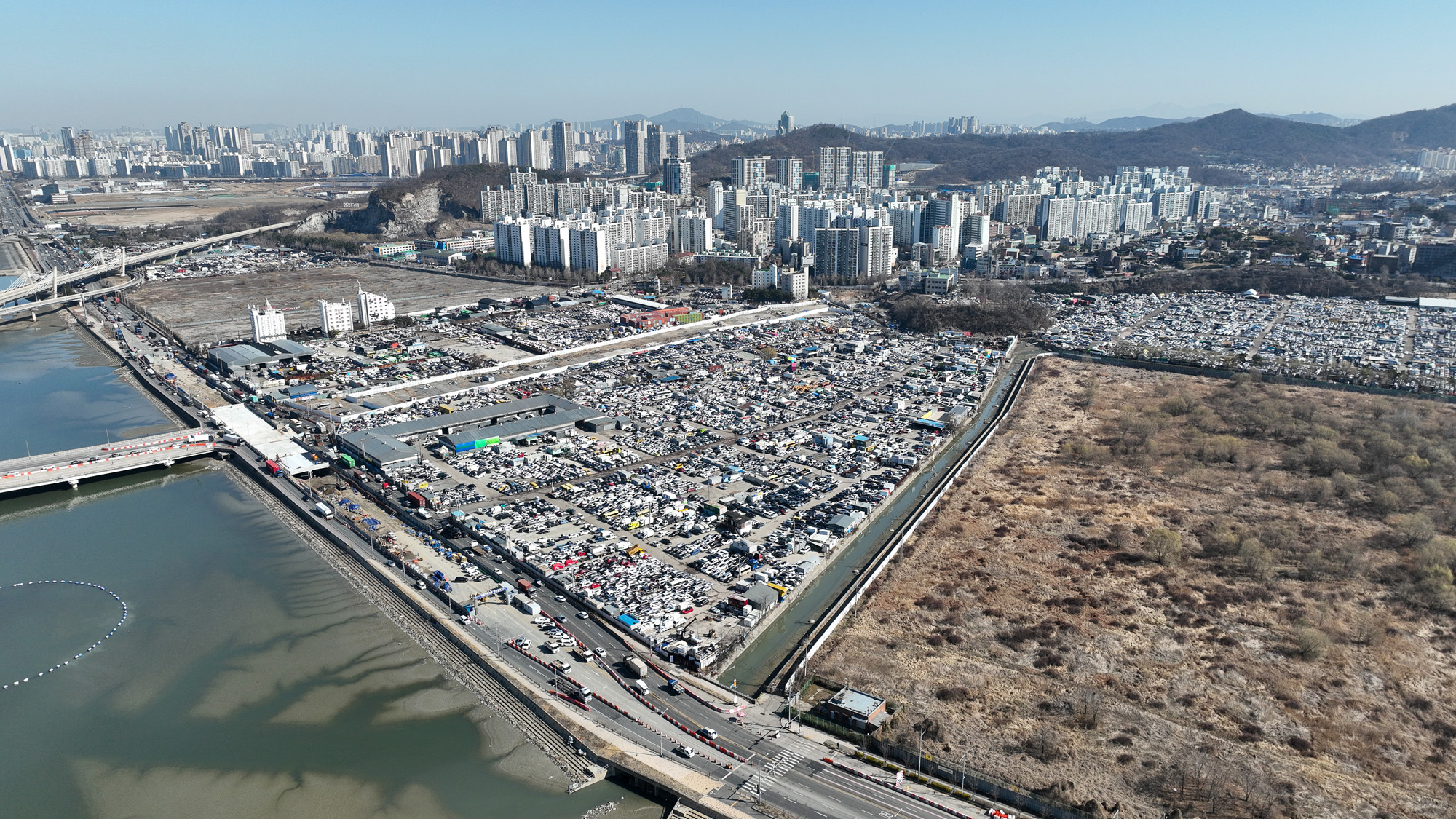 송도;수출단지;중고차;중동;수출;이란;전쟁