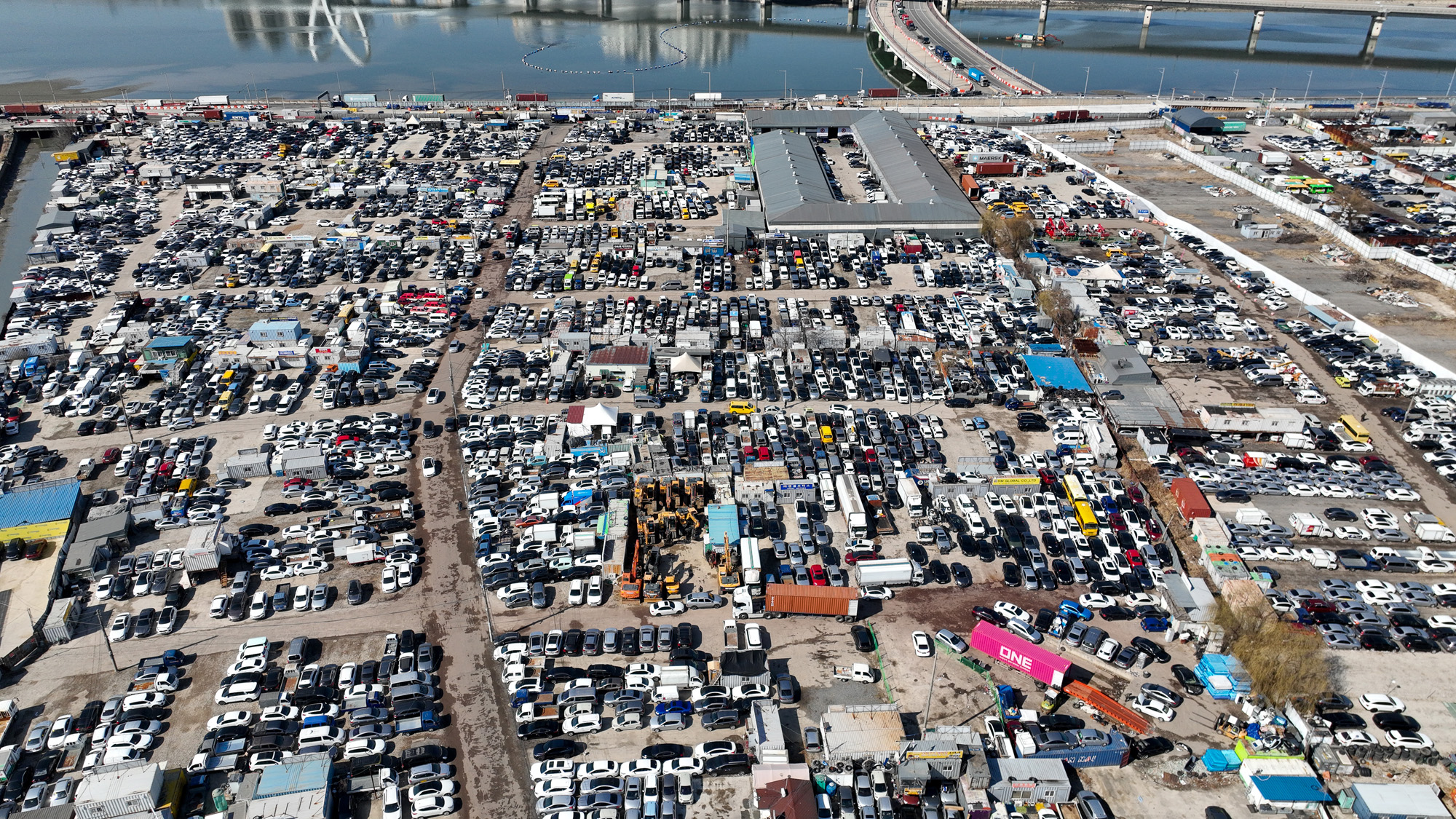 송도;수출단지;중고차;중동;수출;이란;전쟁