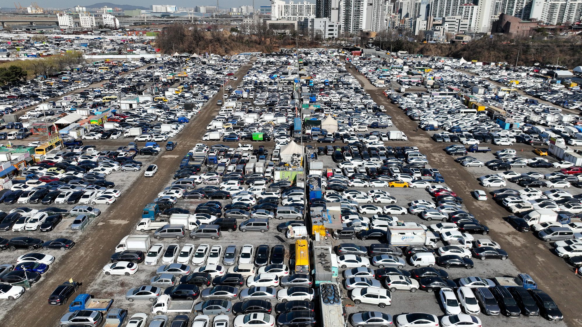송도;수출단지;중고차;중동;수출;이란;전쟁