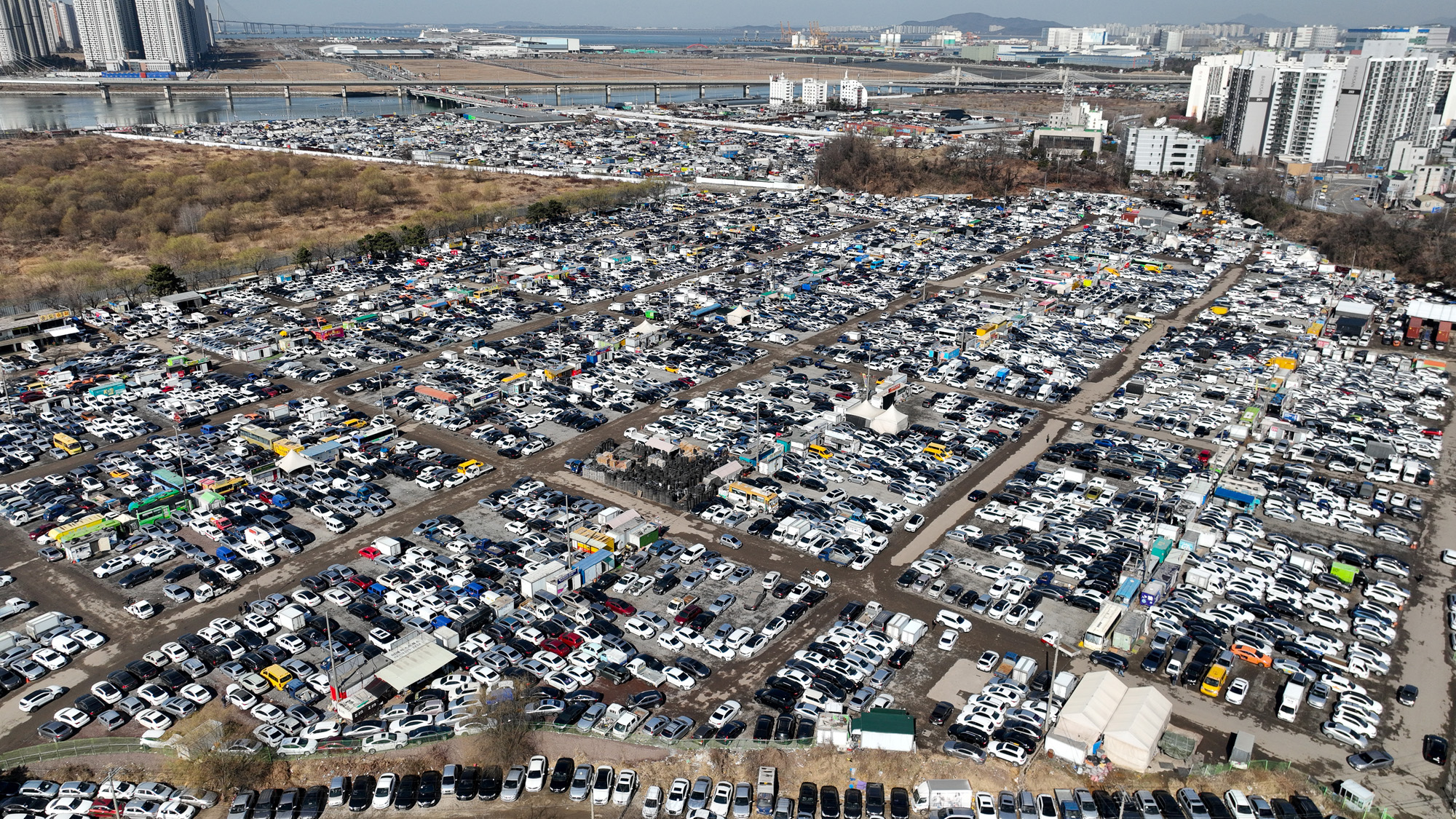 송도;수출단지;중고차;중동;수출;이란;전쟁