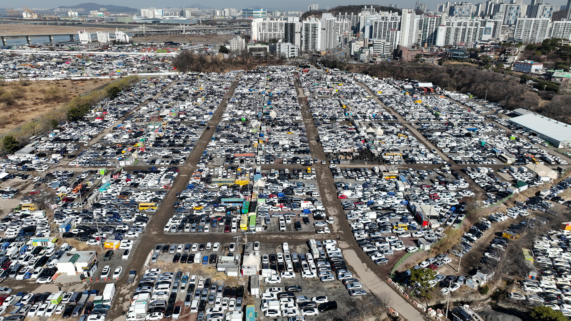 송도;수출단지;중고차;중동;수출;이란;전쟁