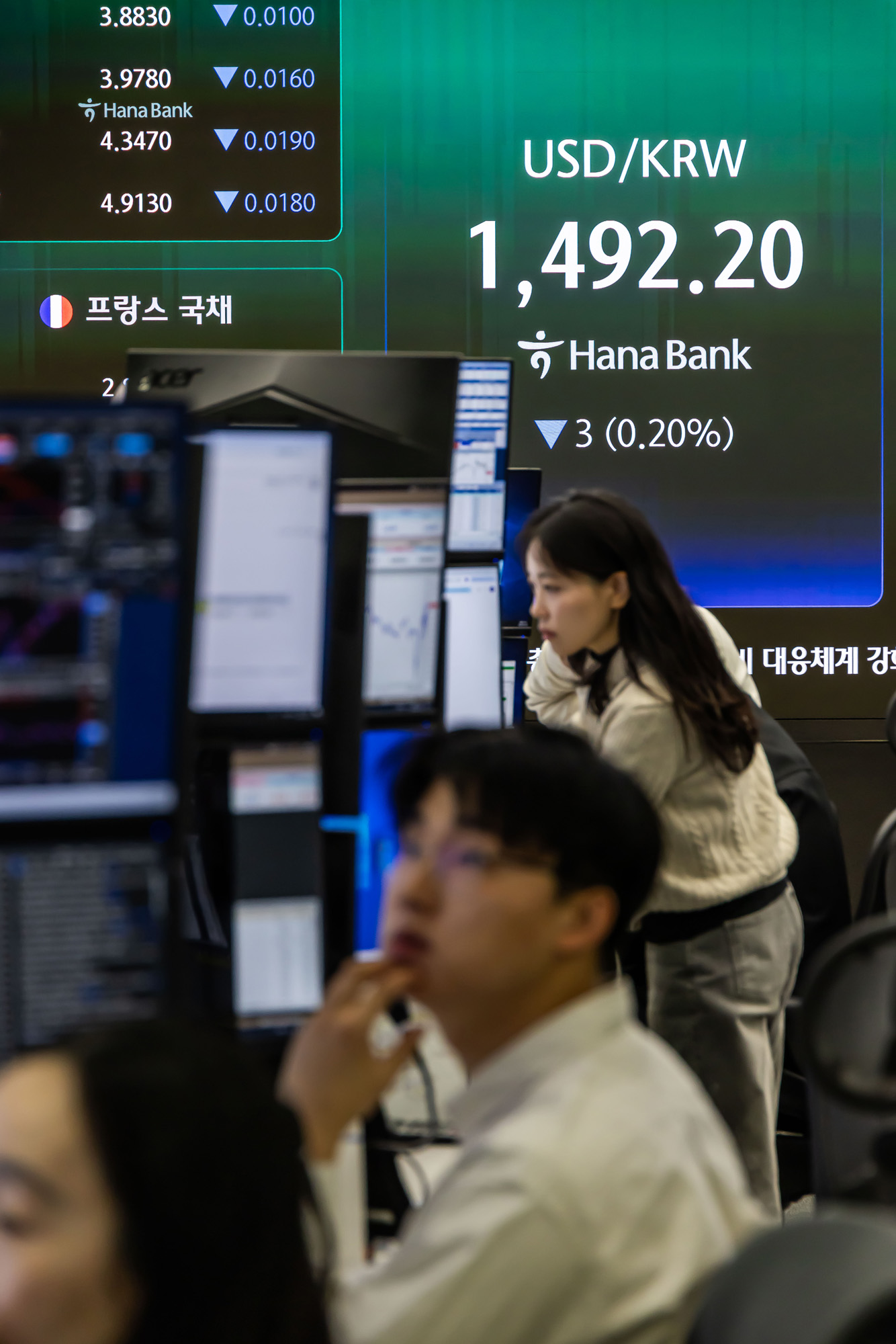 경제;주식;주가;코스피;코스닥;KOSPI;하나은행딜링룸