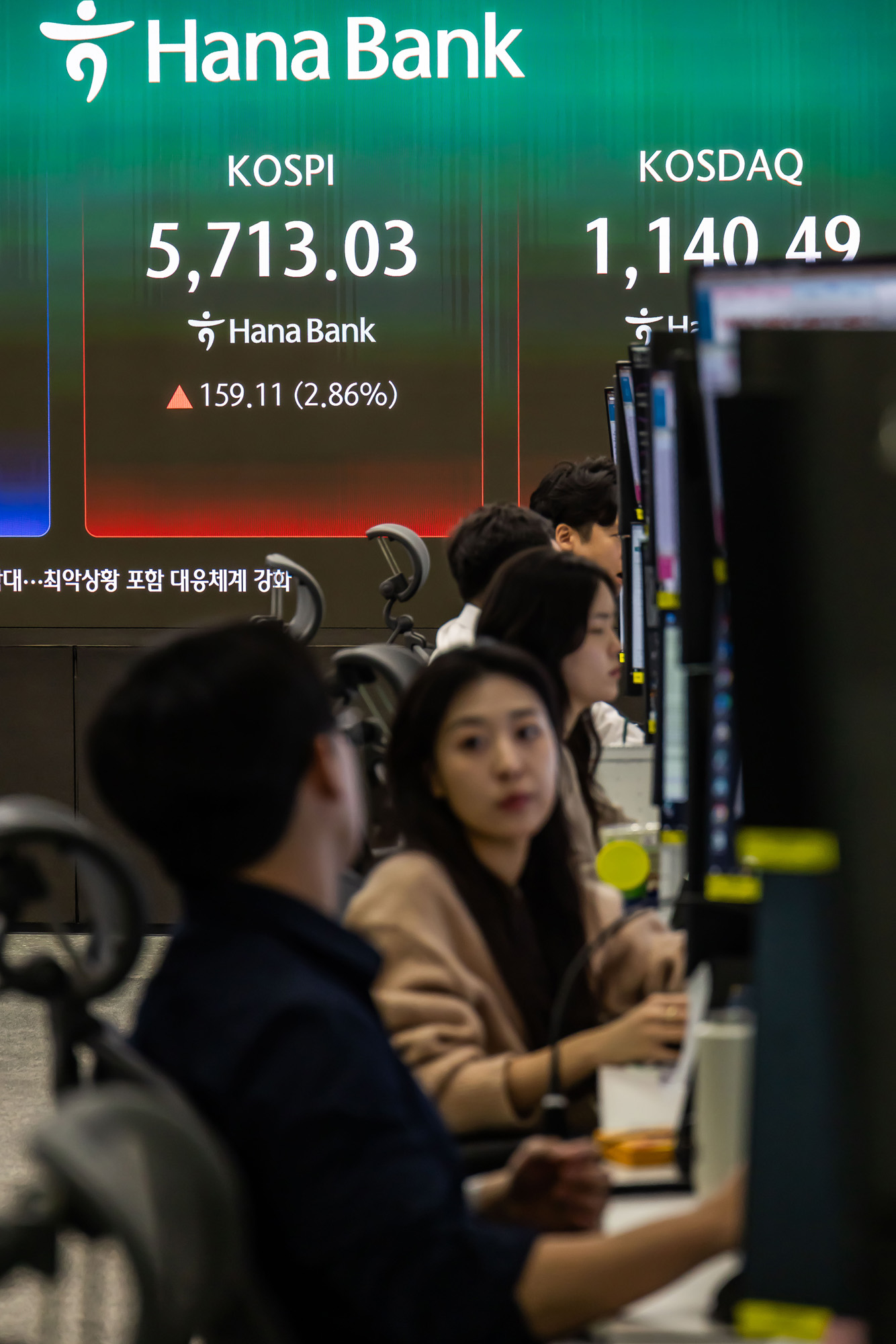 경제;주식;주가;코스피;코스닥;KOSPI;하나은행딜링룸