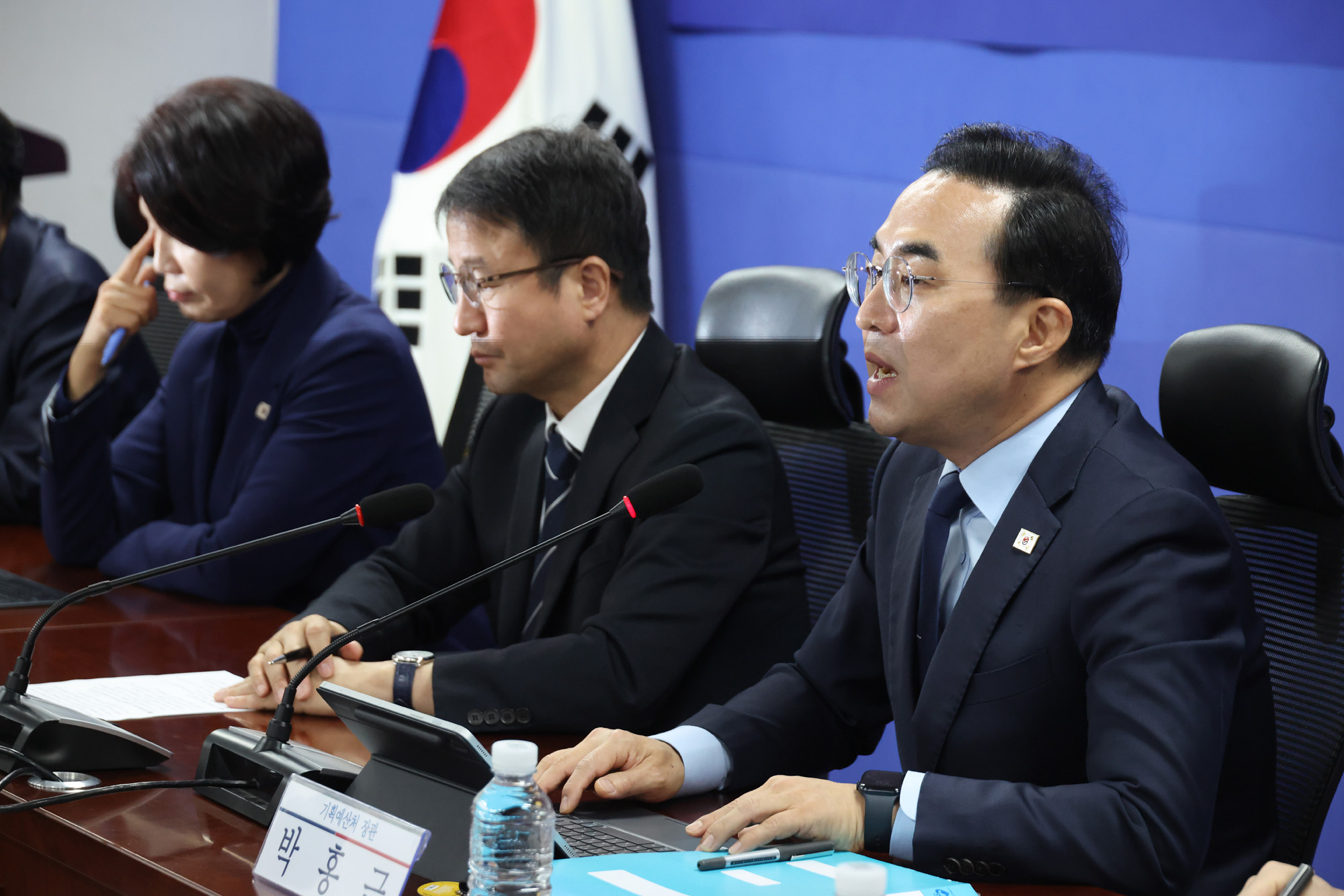 정치;국회;26년추가경정예산안당정협의;박홍근;한병도