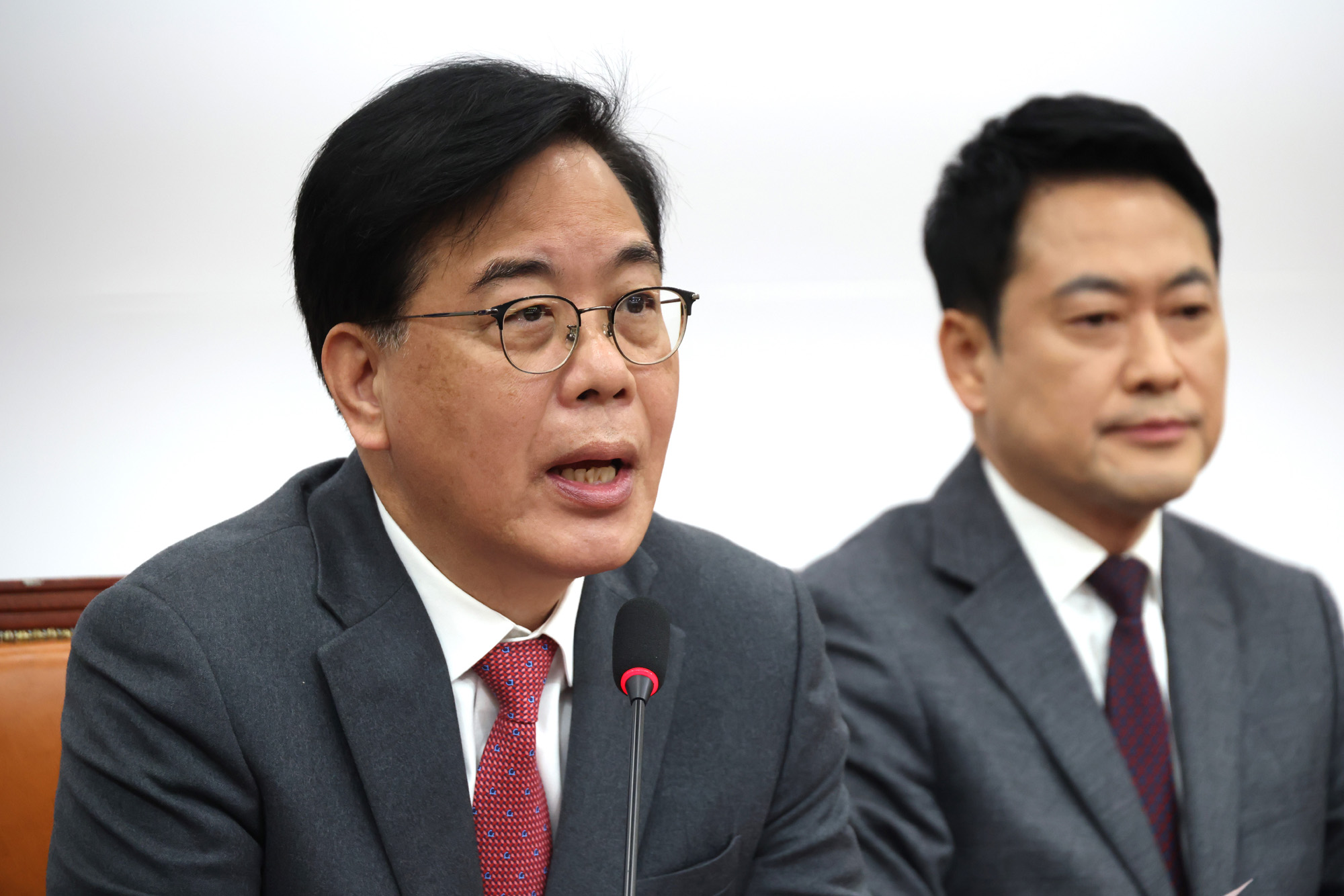 정치;국회;국민의힘 최고위원회의;송언석