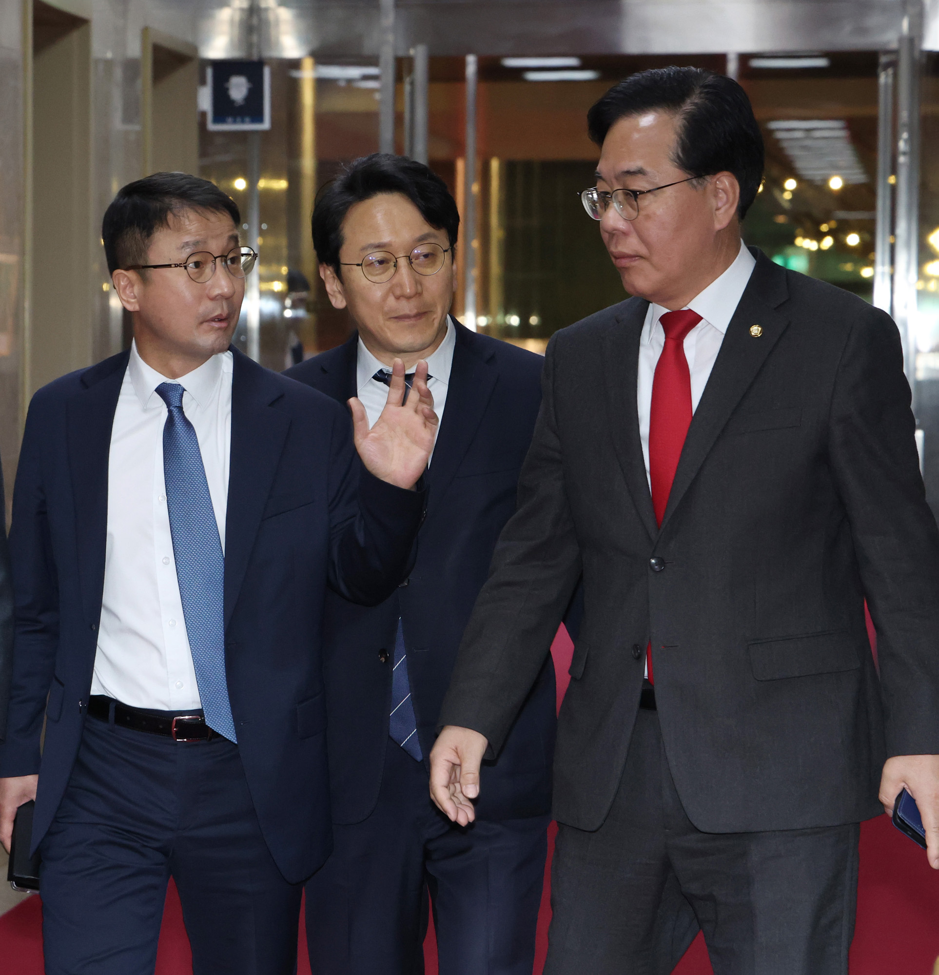 정치;국회;국회의장여야원내대표;송언석;한병도;우원식