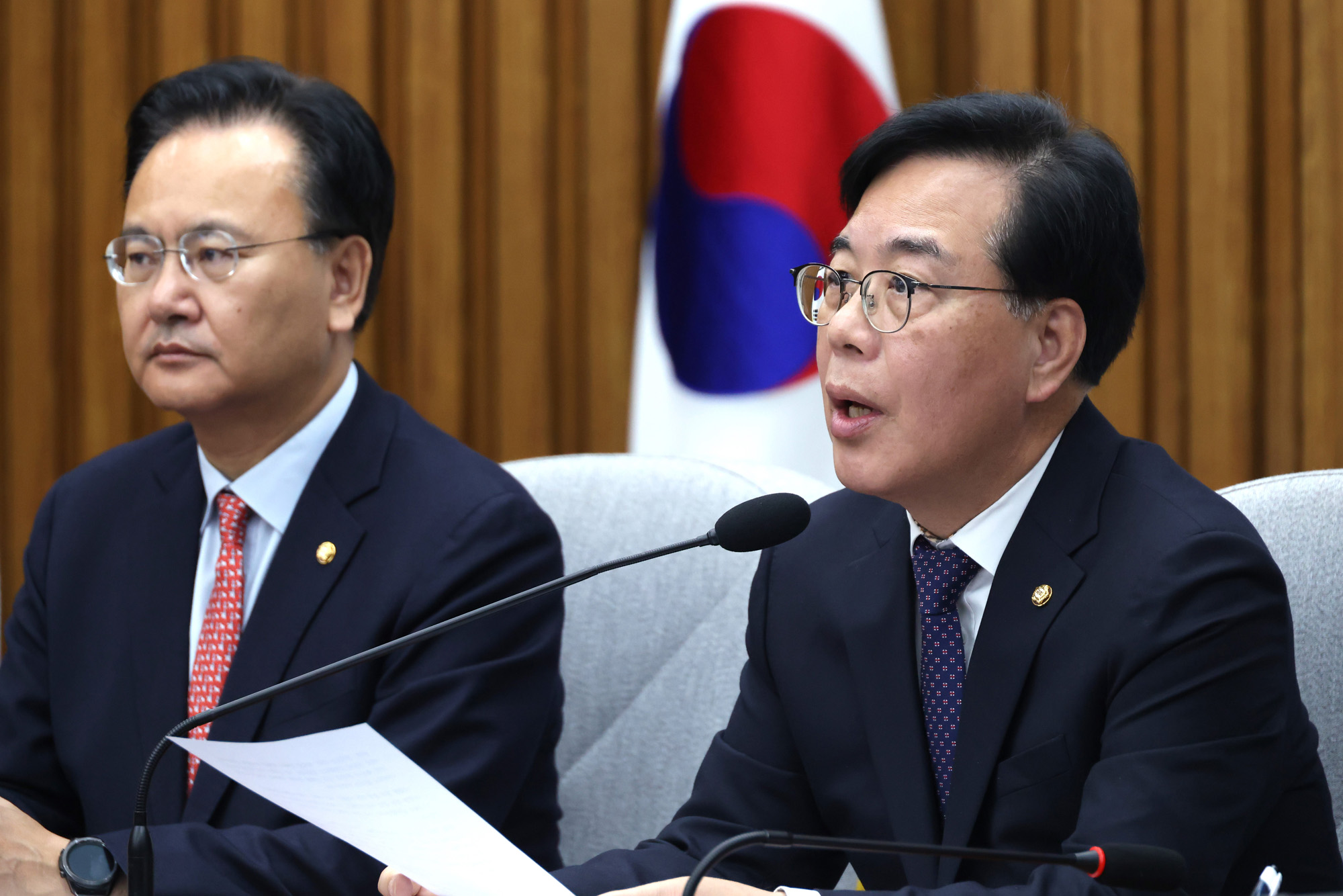 정치;국회;국민의힘 원내대책회의;송언석