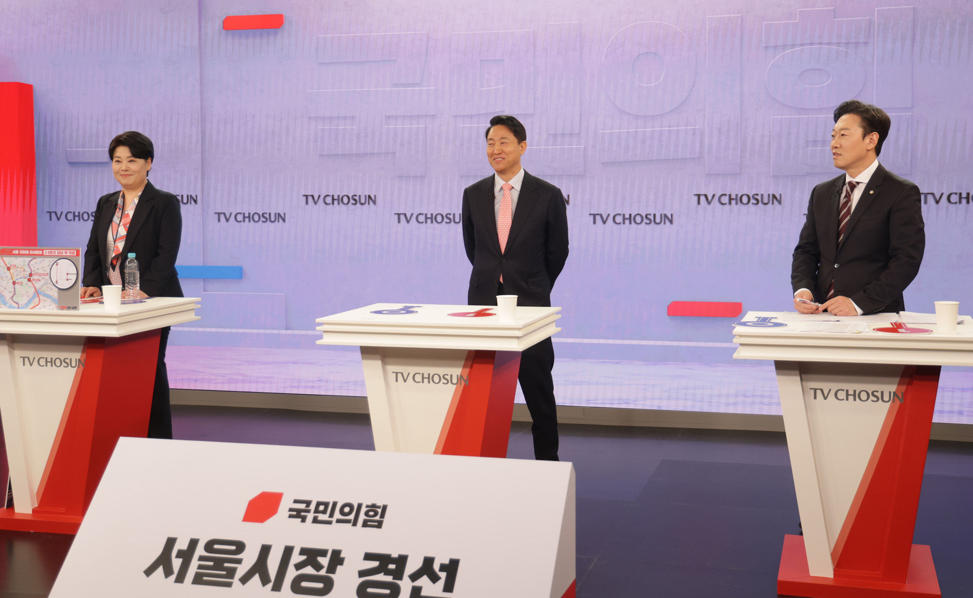 정치;국회;국민의힘 서울시장경선토론회;윤희숙;오세훈;박수민