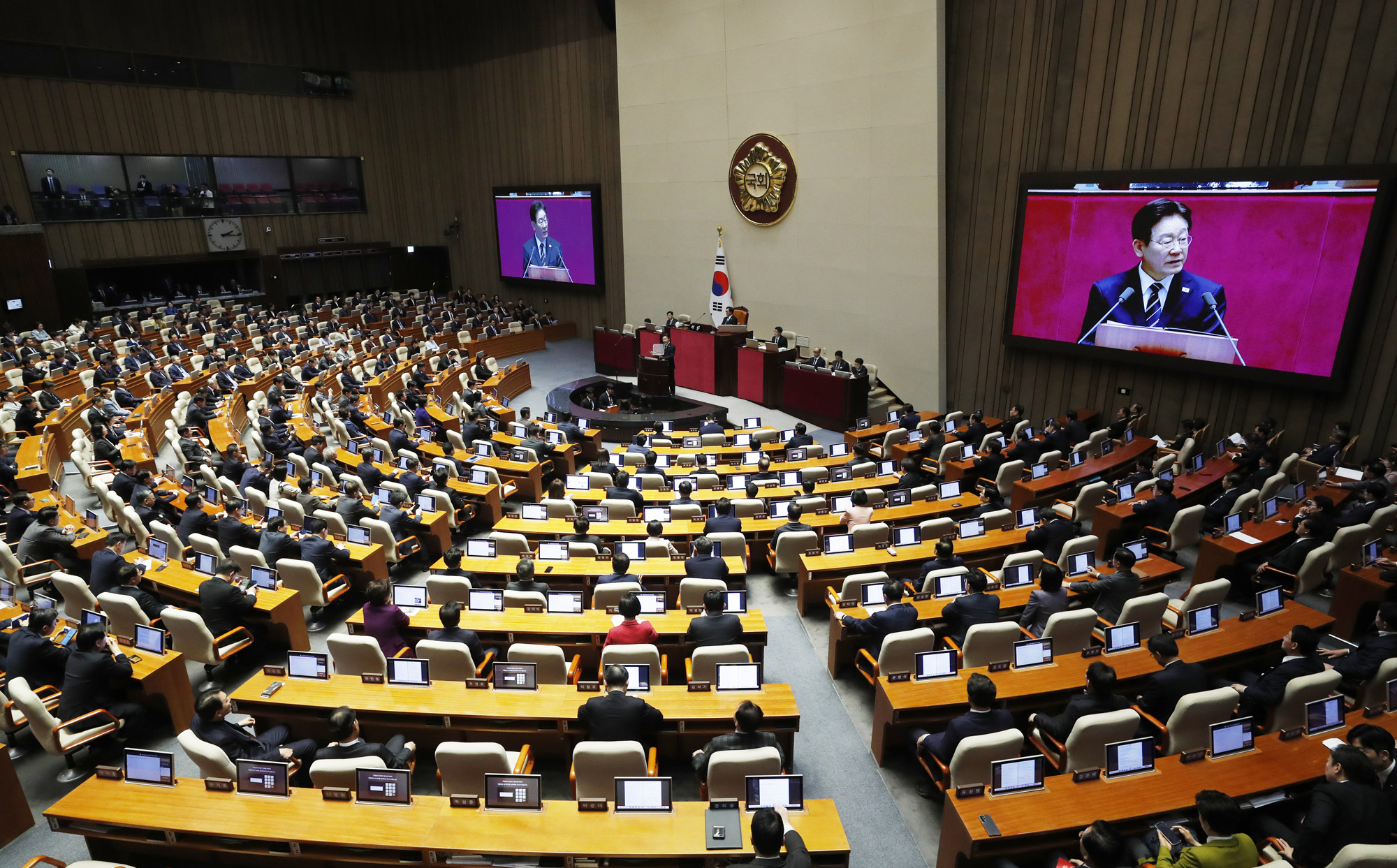 정치;국회;이재명;대통령시정연설;추경안국회연설