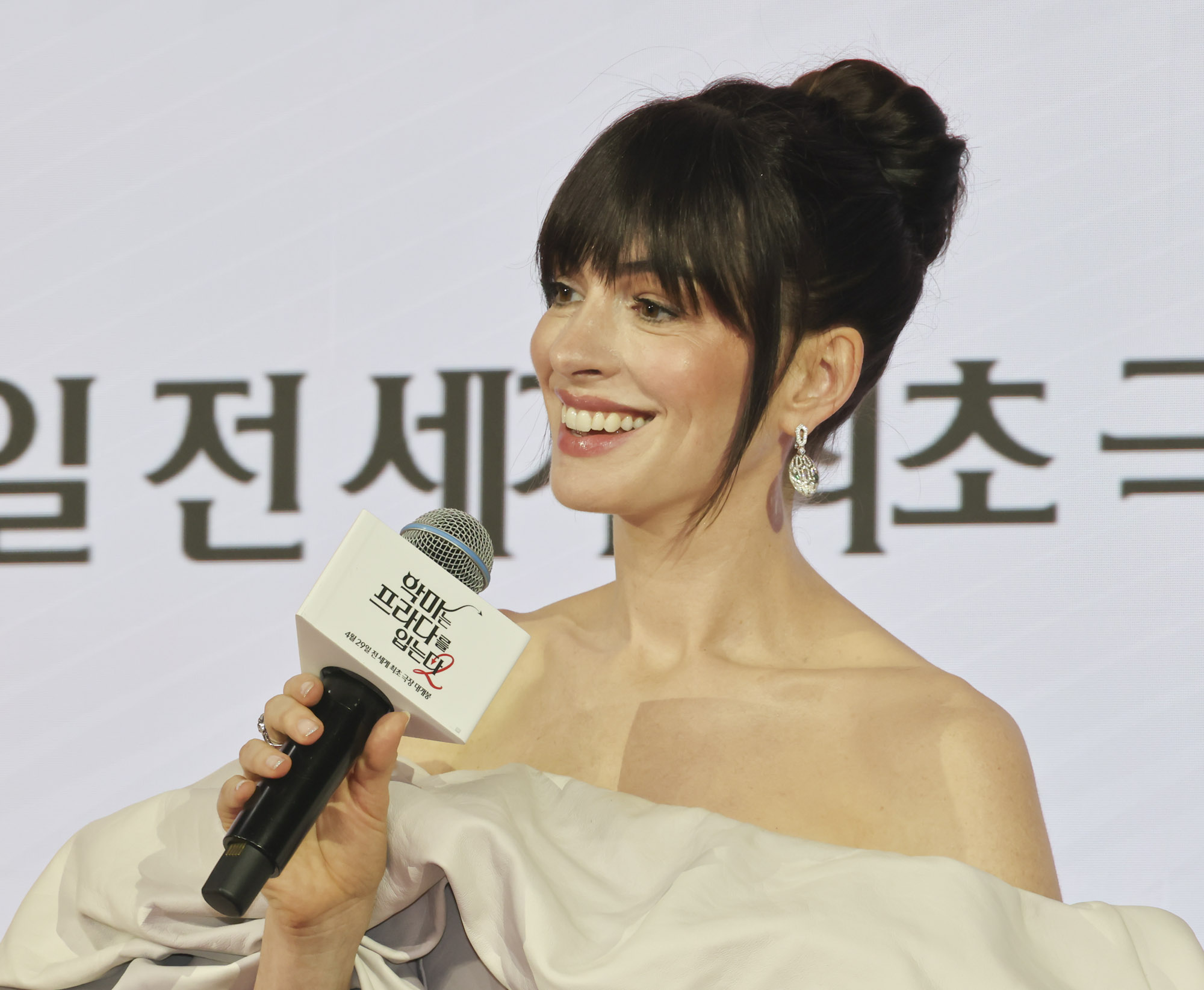 내한기자회견;내한기자간담회;악마는프라다를입는다;앤해서웨이;메릴스트립;헐리우드;할리우드
