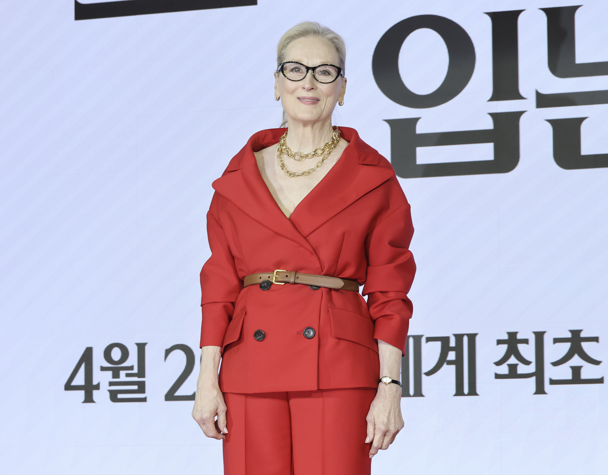 내한기자회견;내한기자간담회;악마는프라다를입는다;앤해서웨이;메릴스트립;헐리우드;할리우드