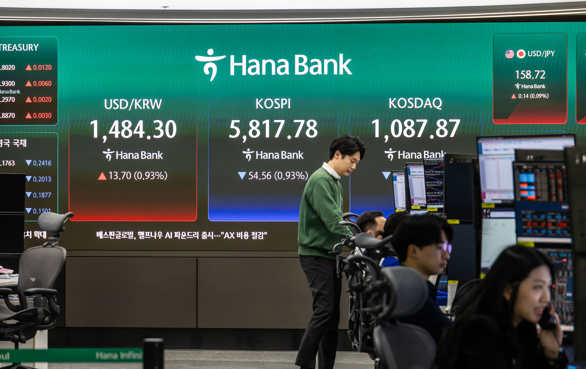 경제;주식;주가;코스피;KOSPI;하나은행딜링룸;원달러환율;국제유가;이란미국전쟁;이란이스라엘전쟁;호르무즈해협
