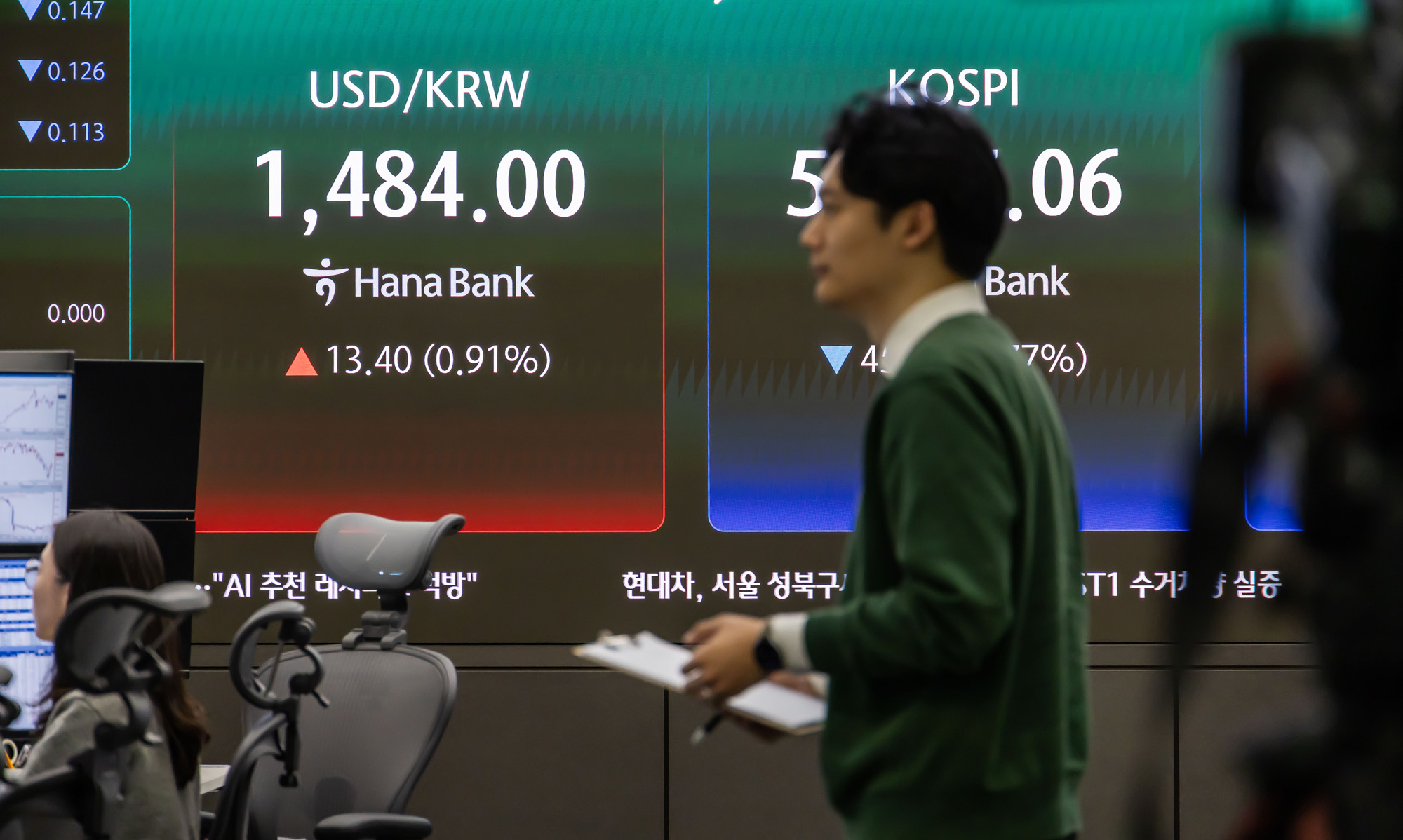 경제;주식;주가;코스피;KOSPI;하나은행딜링룸;원달러환율;국제유가;이란미국전쟁;이란이스라엘전쟁;호르무즈해협