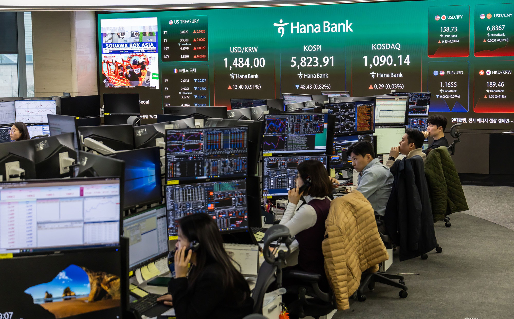 경제;주식;주가;코스피;KOSPI;하나은행딜링룸;원달러환율;국제유가;이란미국전쟁;이란이스라엘전쟁;호르무즈해협