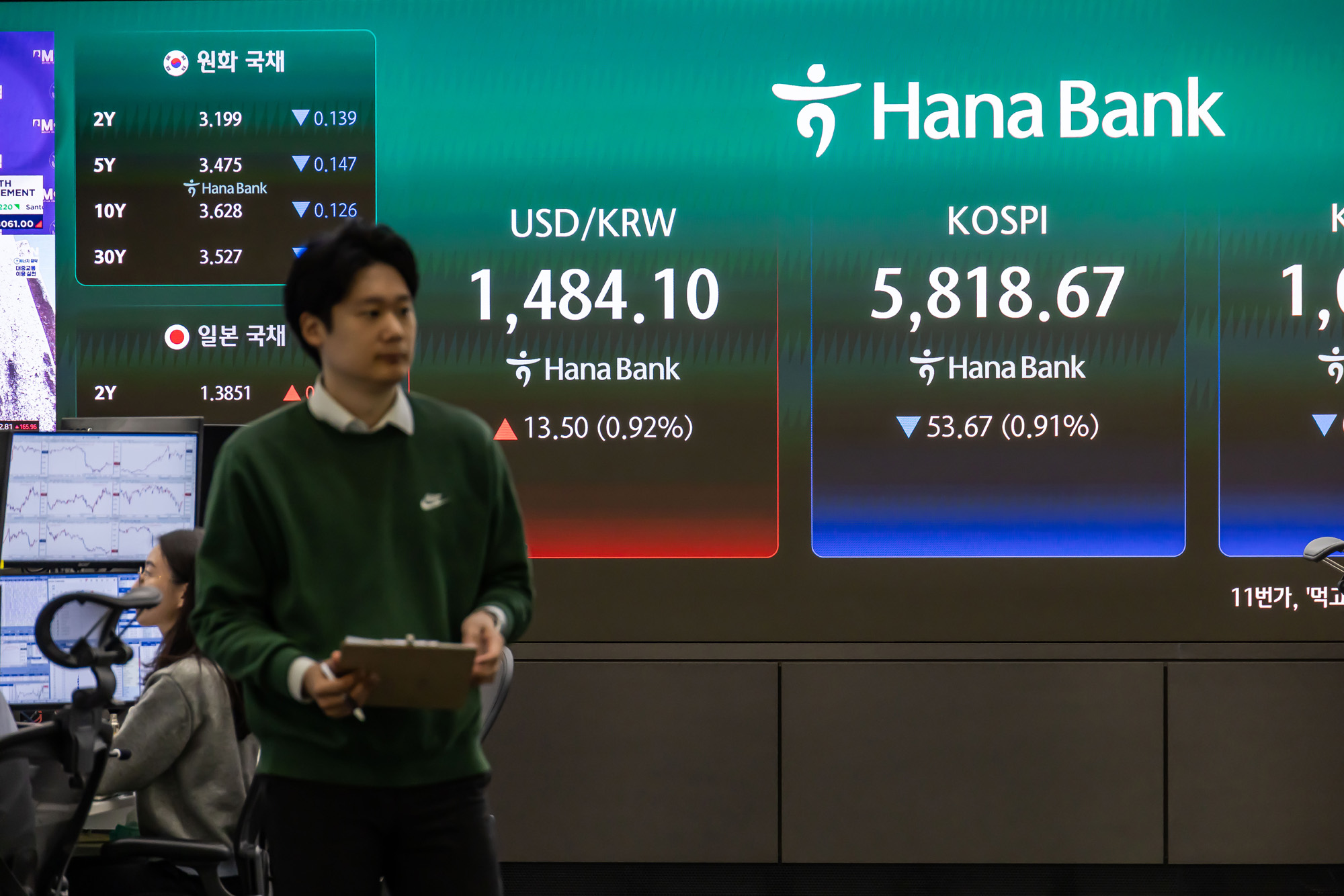 경제;주식;주가;코스피;KOSPI;하나은행딜링룸;원달러환율;국제유가;이란미국전쟁;이란이스라엘전쟁;호르무즈해협