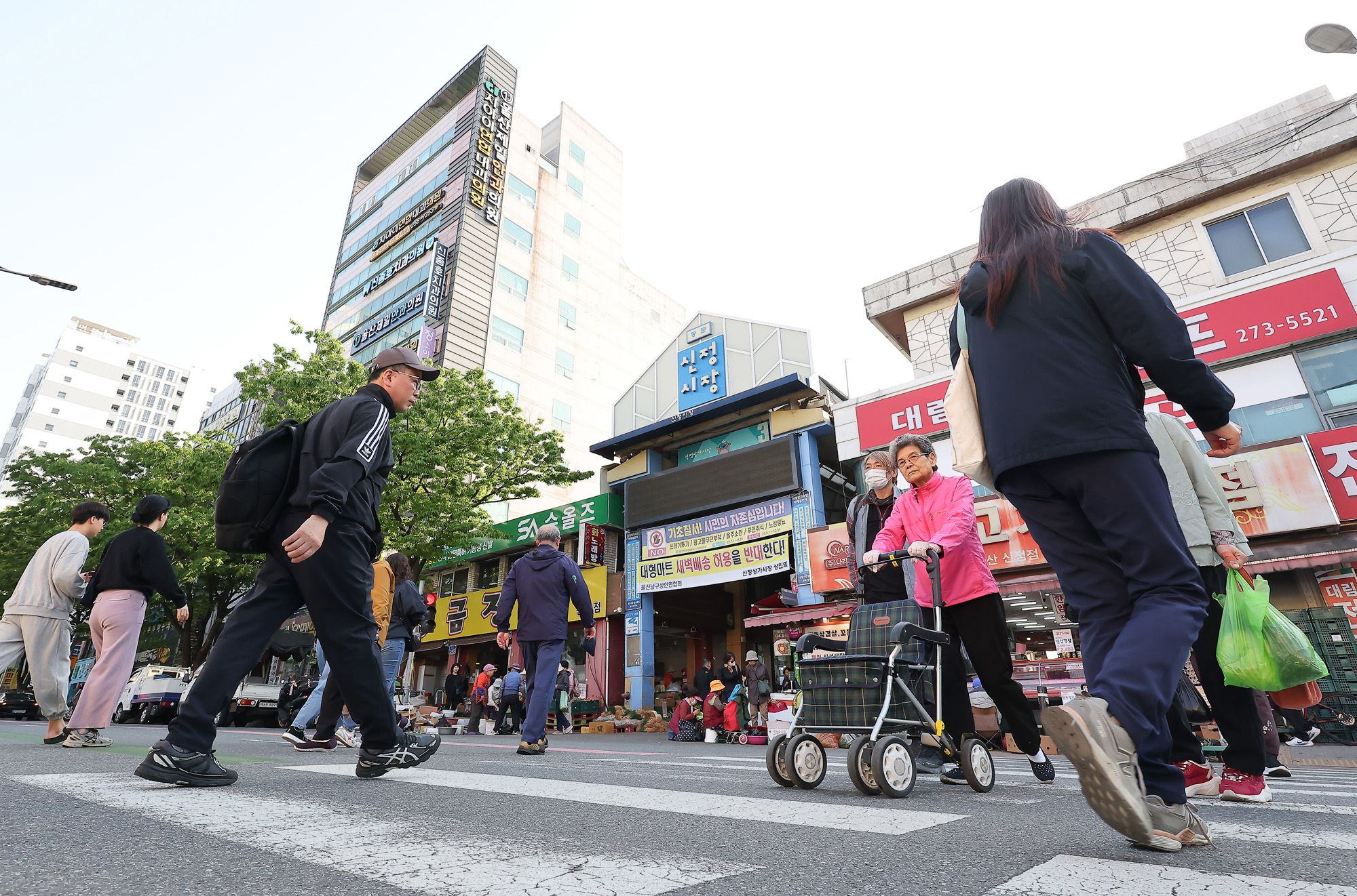 울산;신정시장;지방선거;민심;선거;6.3;시장