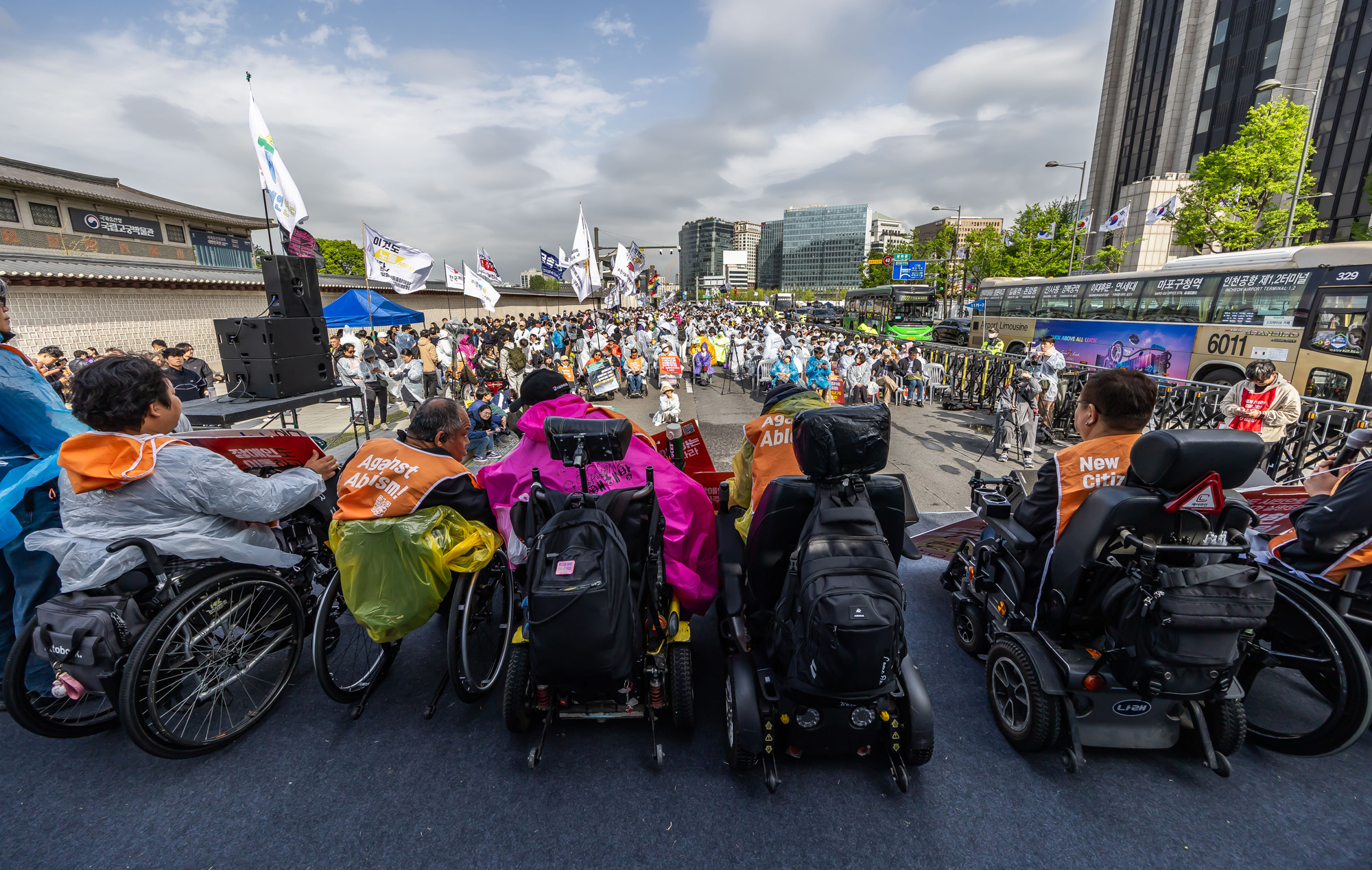 사회;집회;시위;전장연;전국장애인차별철폐연대;장애인의날;420전국장애인대회;장애인차별철폐결의대회