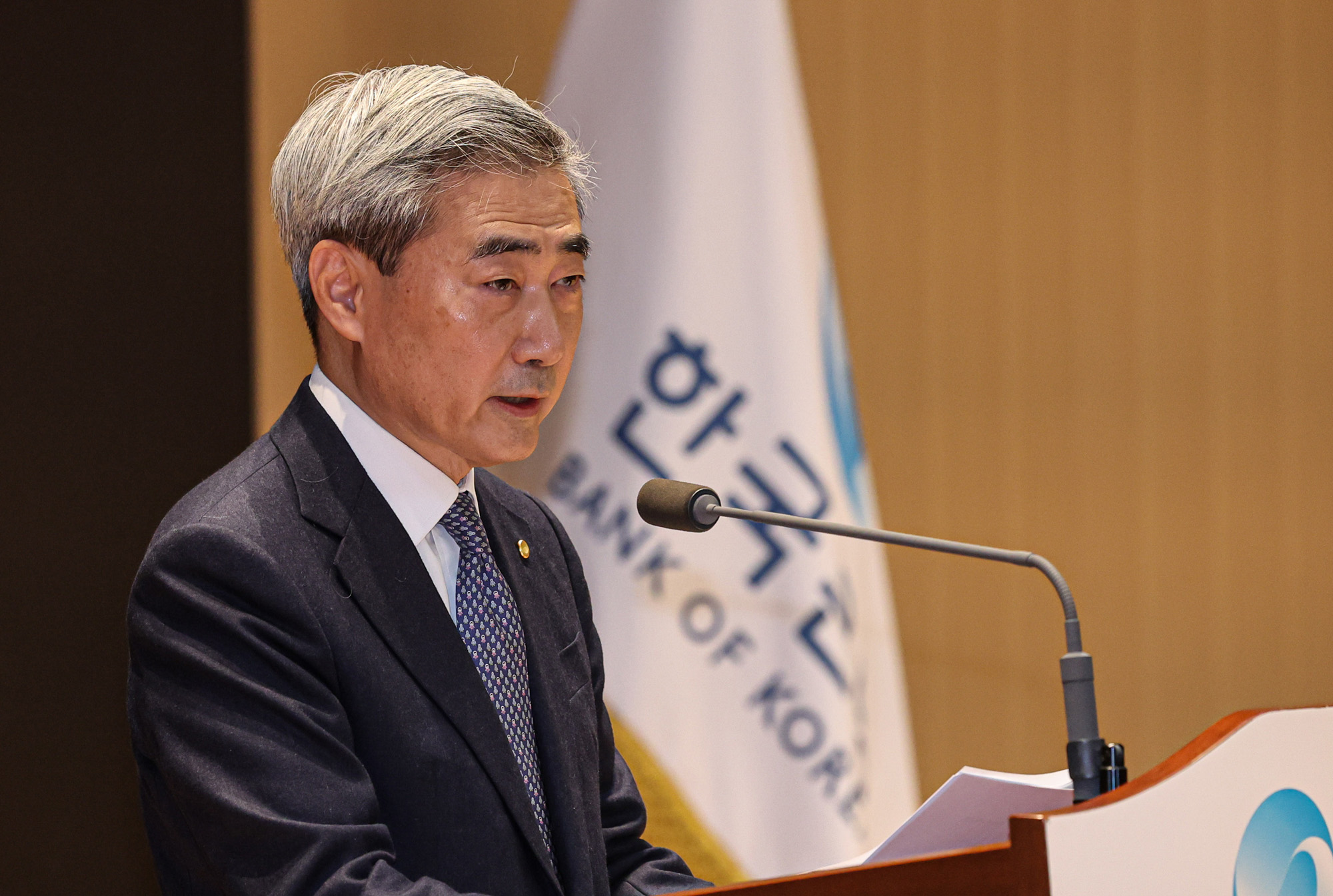 경제;행사;한국은행;한국은행총재;신현송;신현송신임한국은행총재취임식;신현송한은총재
