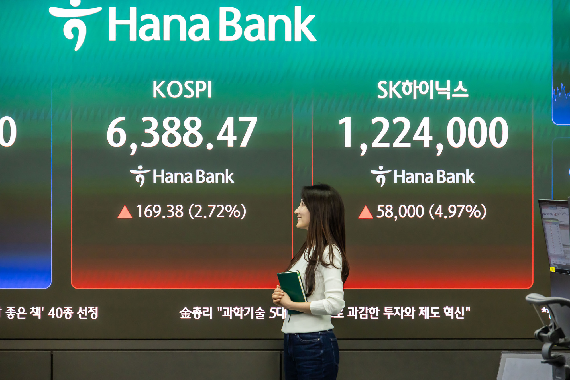 경제;주식;주가;코스피;KOSPI;코스피종가;코스피6388;하나은행딜링룸