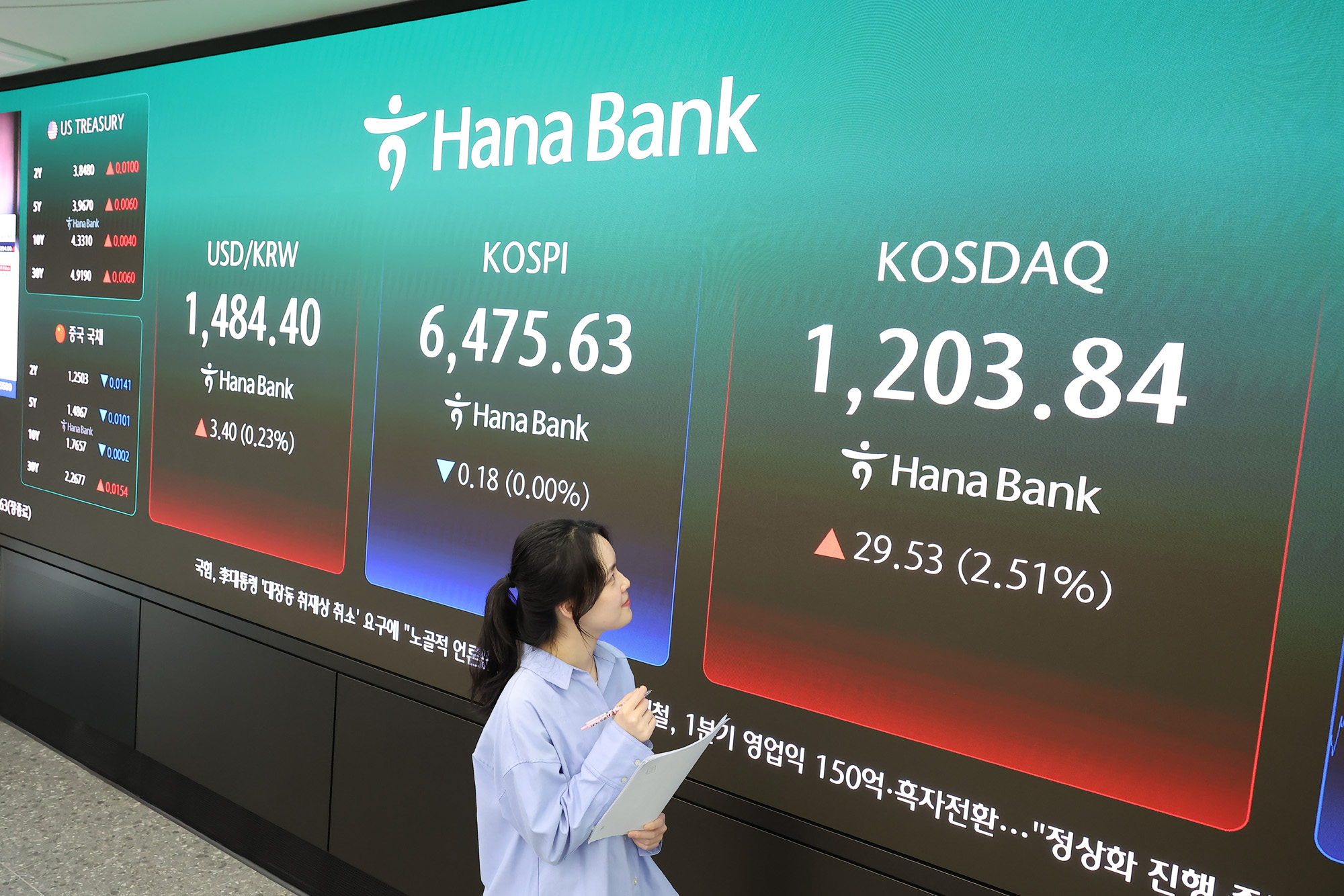 하나은행;딜링룸;중동전쟁;이란;미국;전쟁;하나은행 딜링룸