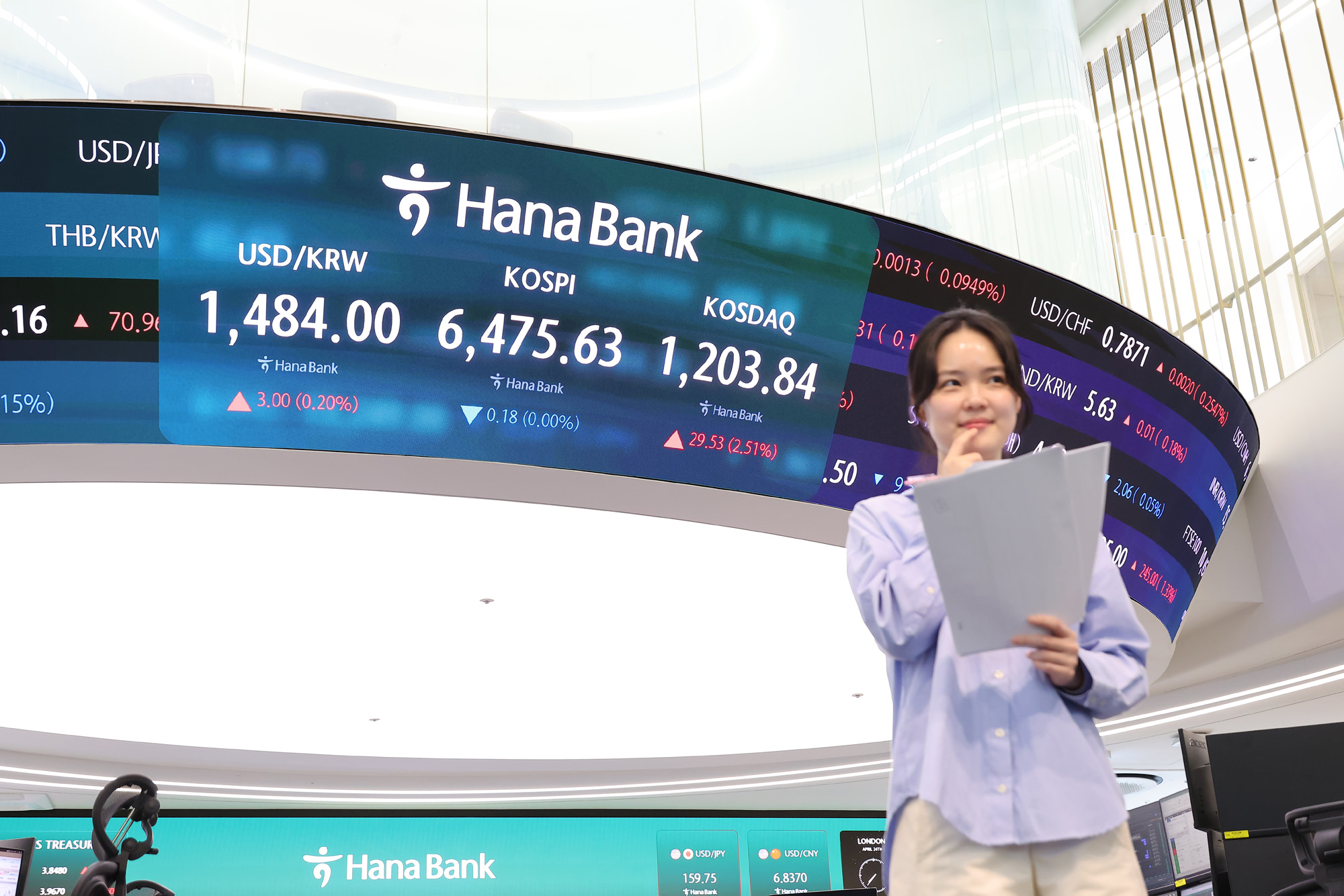 하나은행;딜링룸;중동전쟁;이란;미국;전쟁;하나은행 딜링룸