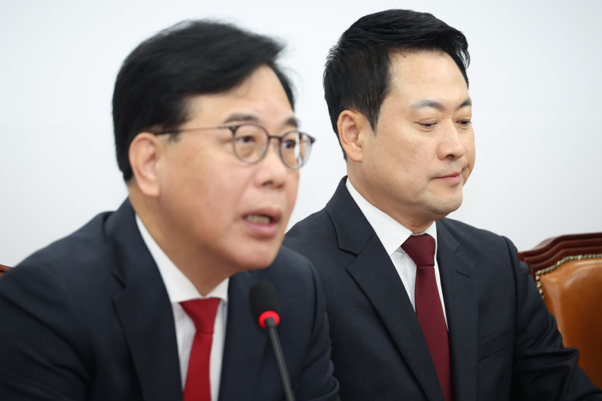 정치;국회;국민의힘 최고위원회의;장동혁
