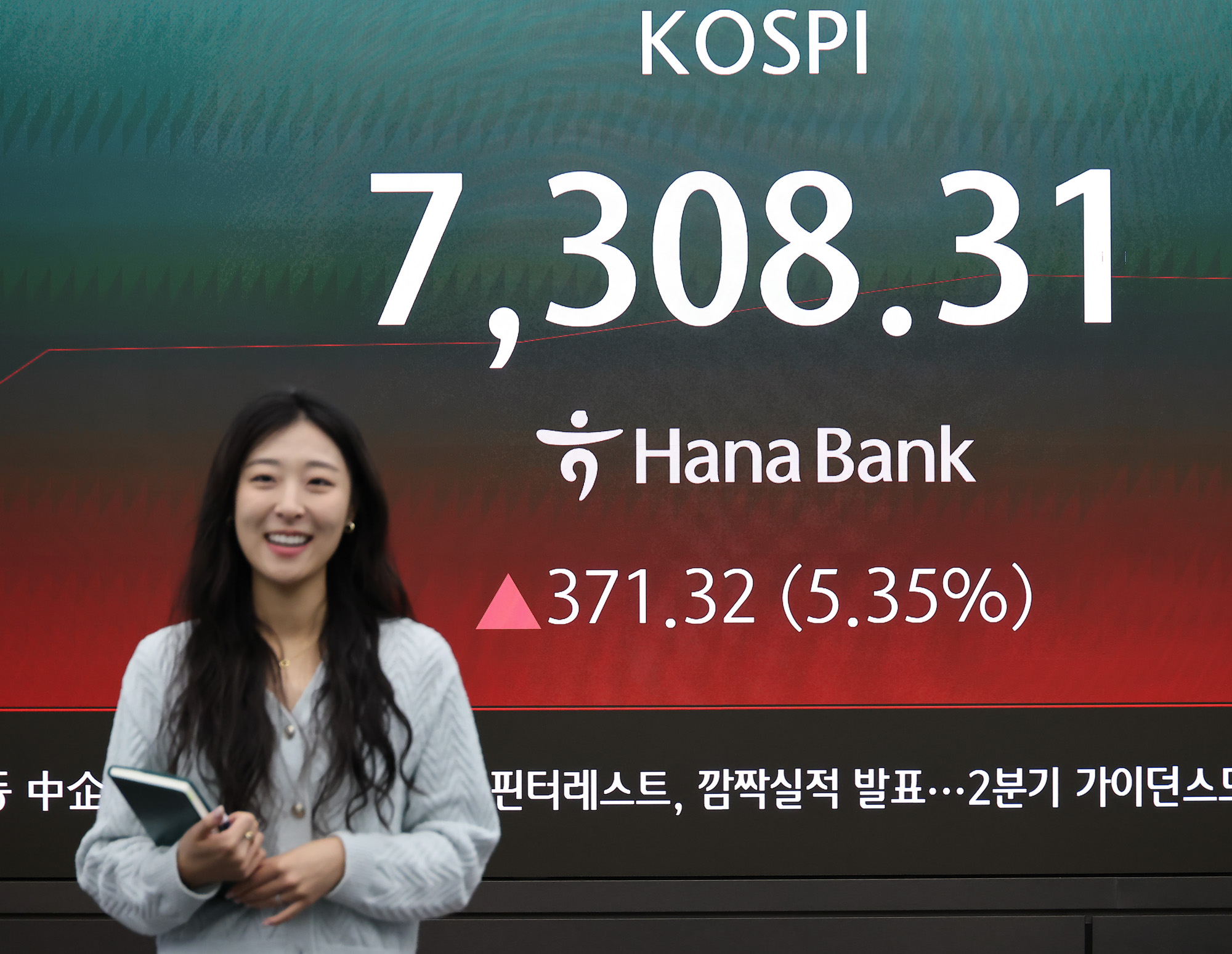 하나은행;코스피;7000;딜링룸