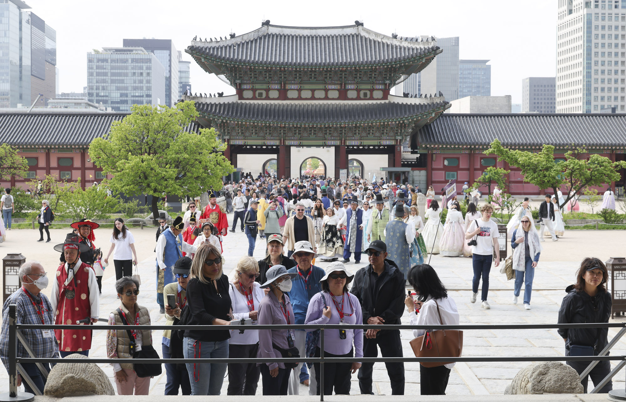 경복궁;외국인;관광객