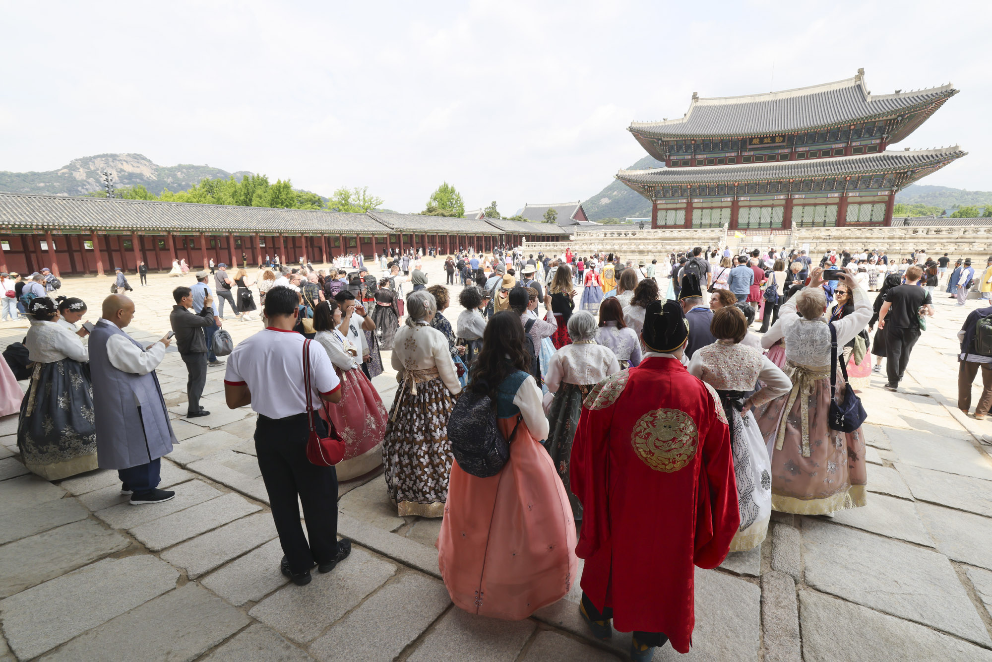 경복궁;외국인;관광객