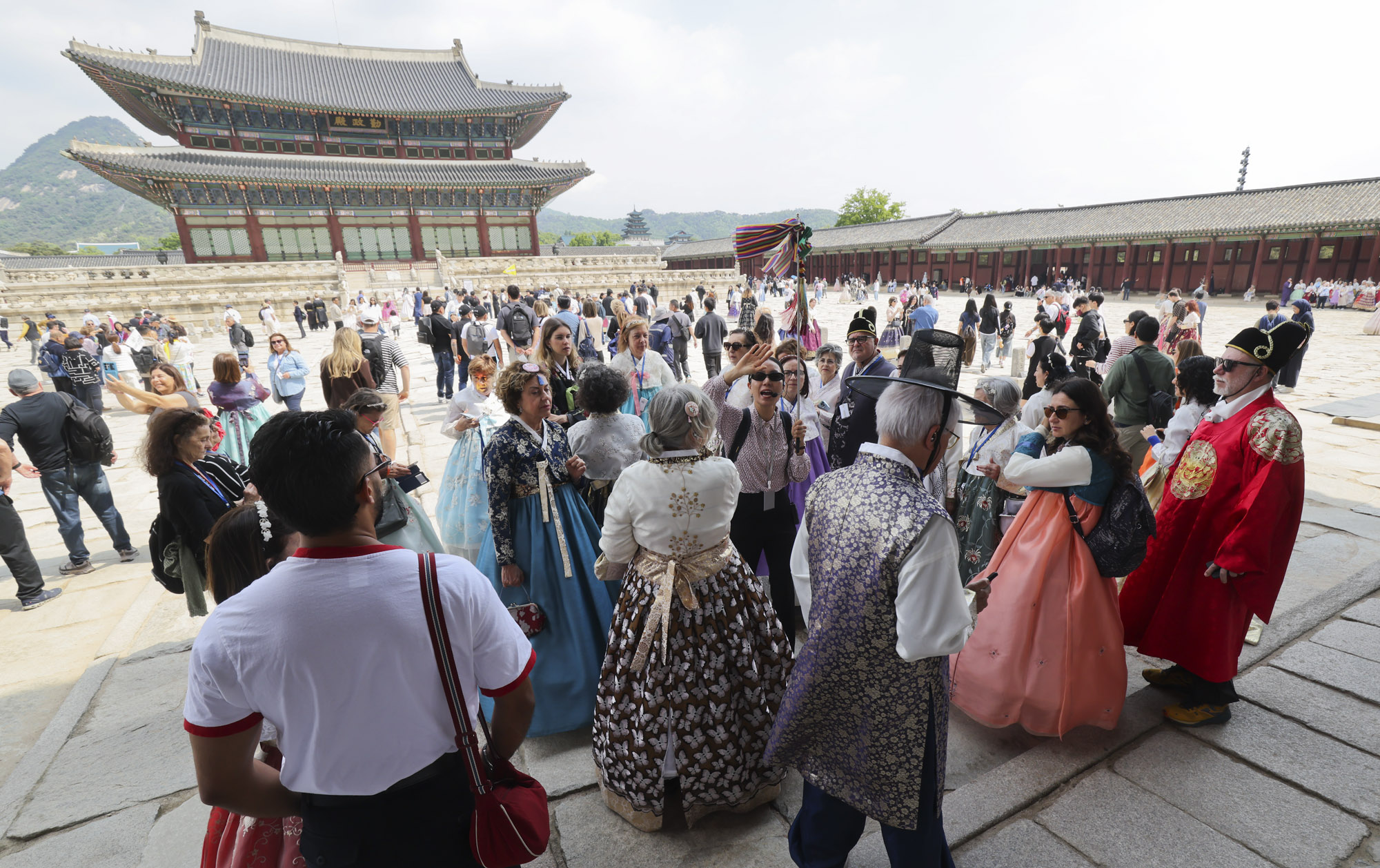 경복궁;외국인;관광객