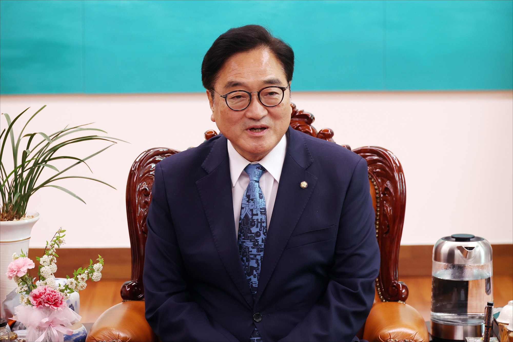 정치;국회;여야원내대표;우원식;한병도;송언석