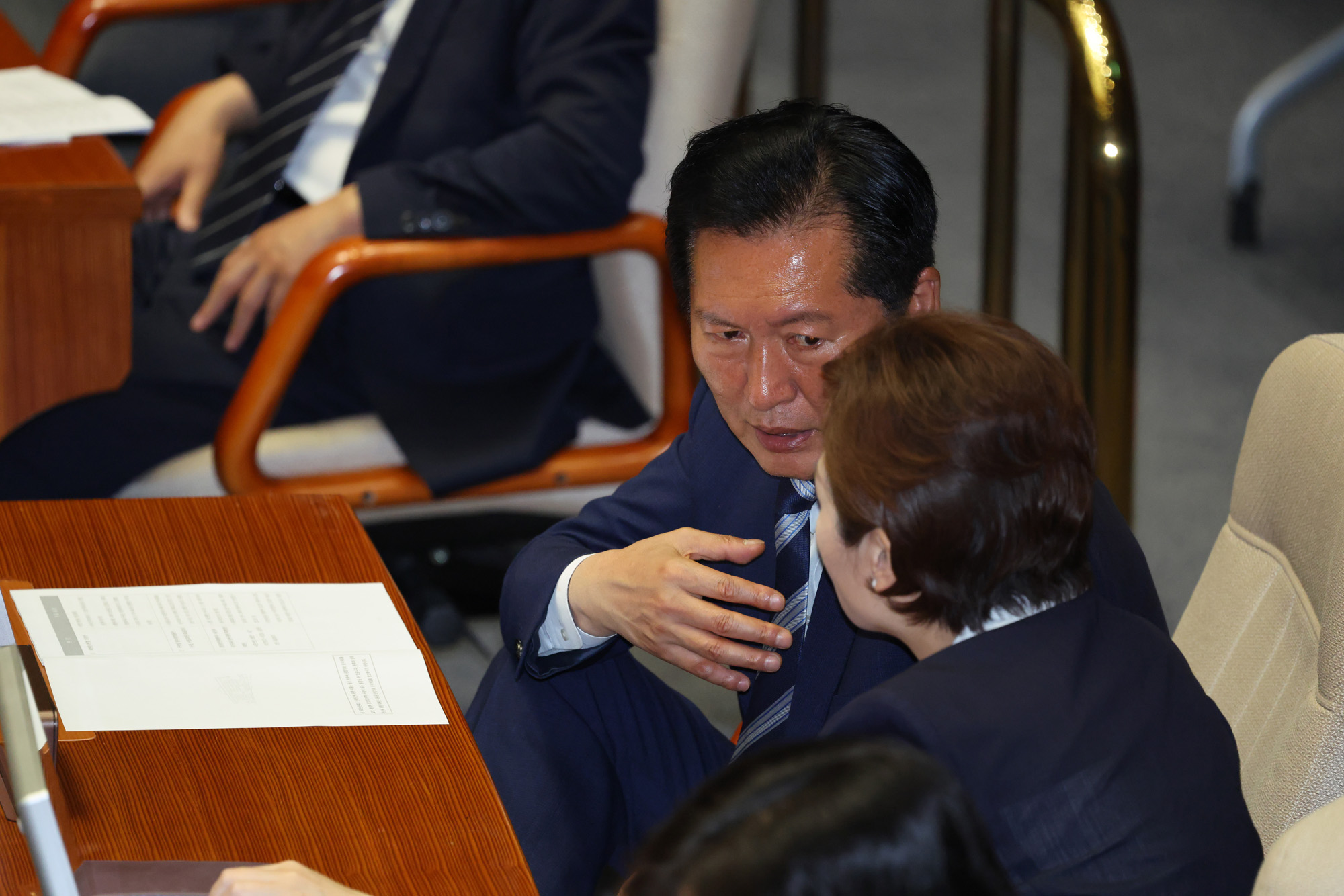 정치;국회;본회의;대한민국헌법 개정안;정청래;이언주