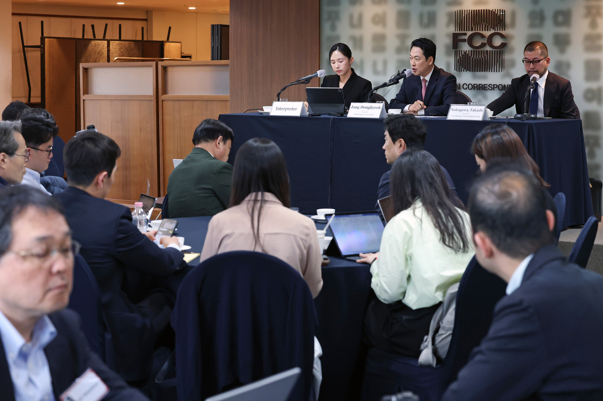 정치;국회;장동혁;외신기자간담회