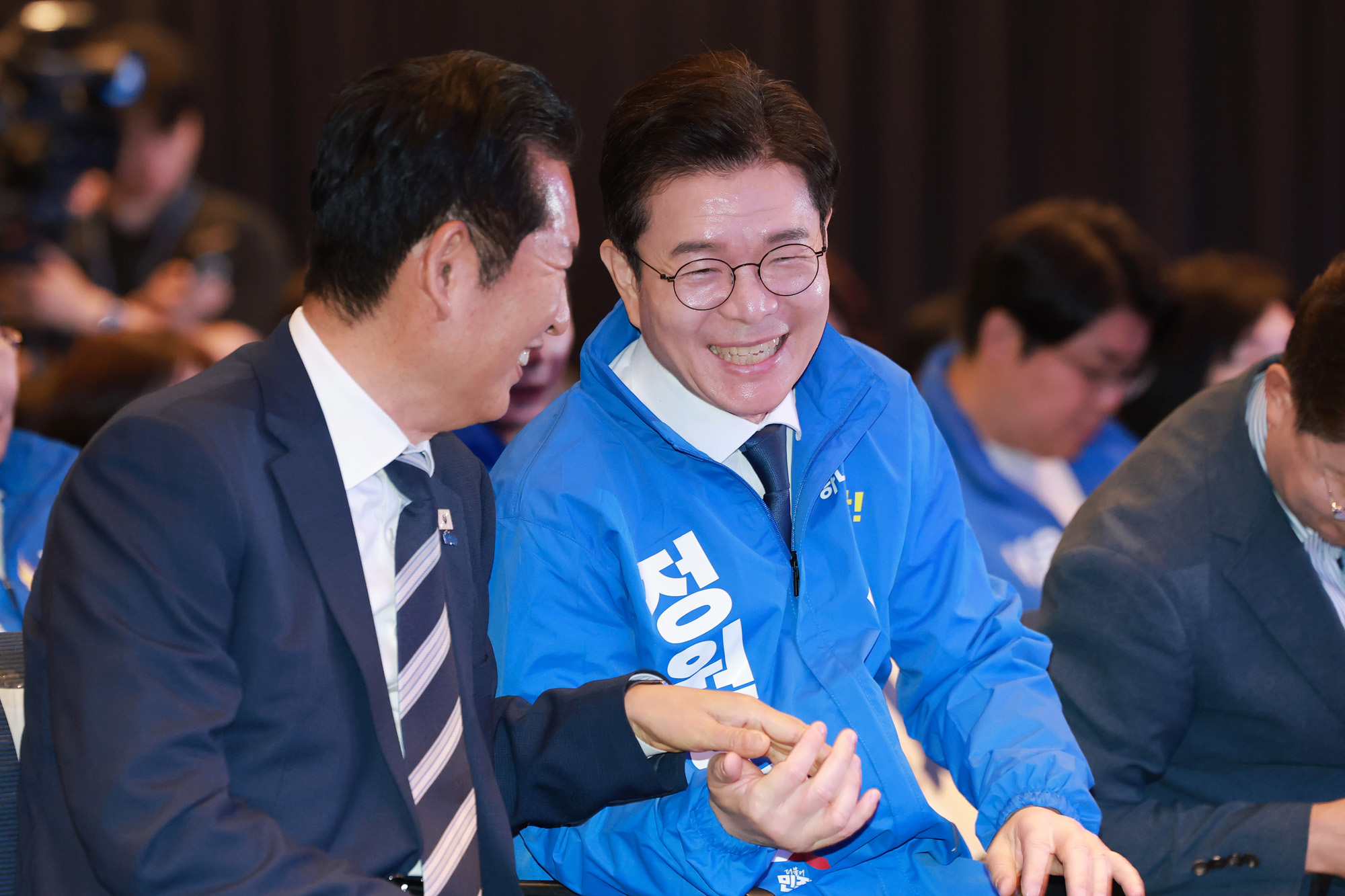 정치;국회;더불어민주당서울공천자대회;정청래;정원오