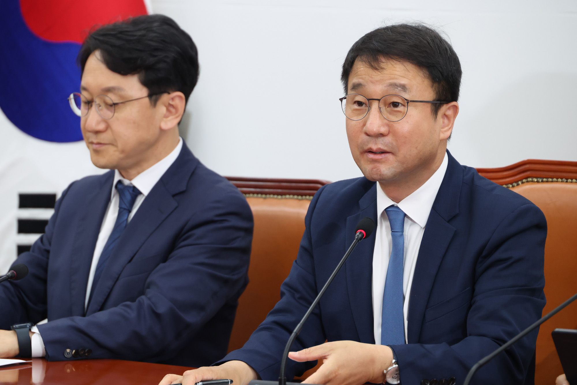 정치;국회;더불어민주당 원내대책회의;한병도