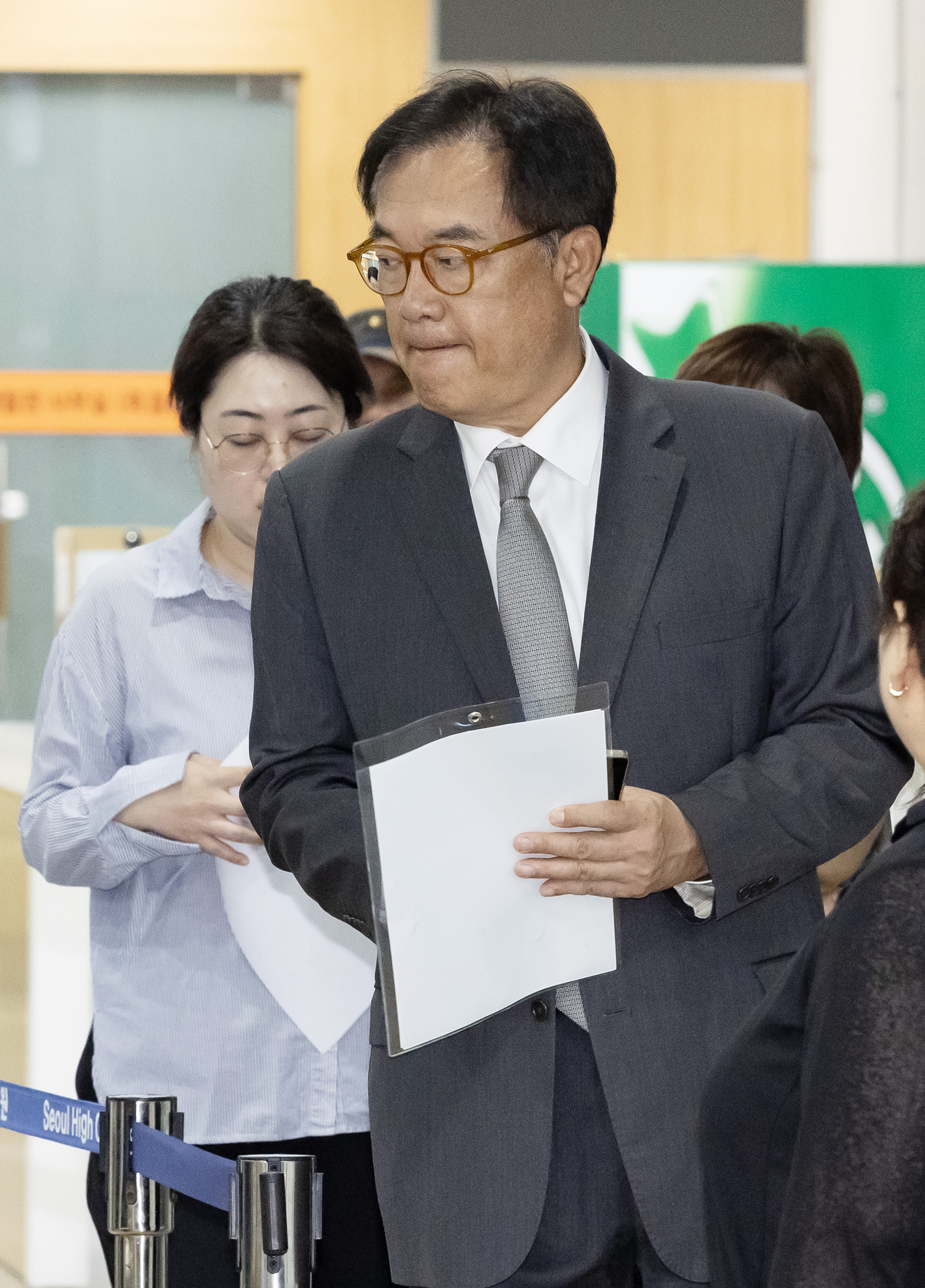 사회;인물;정진석;헌법재판관미임명혐의공판;국민의힘정진석;정진석전대통령비서실장
