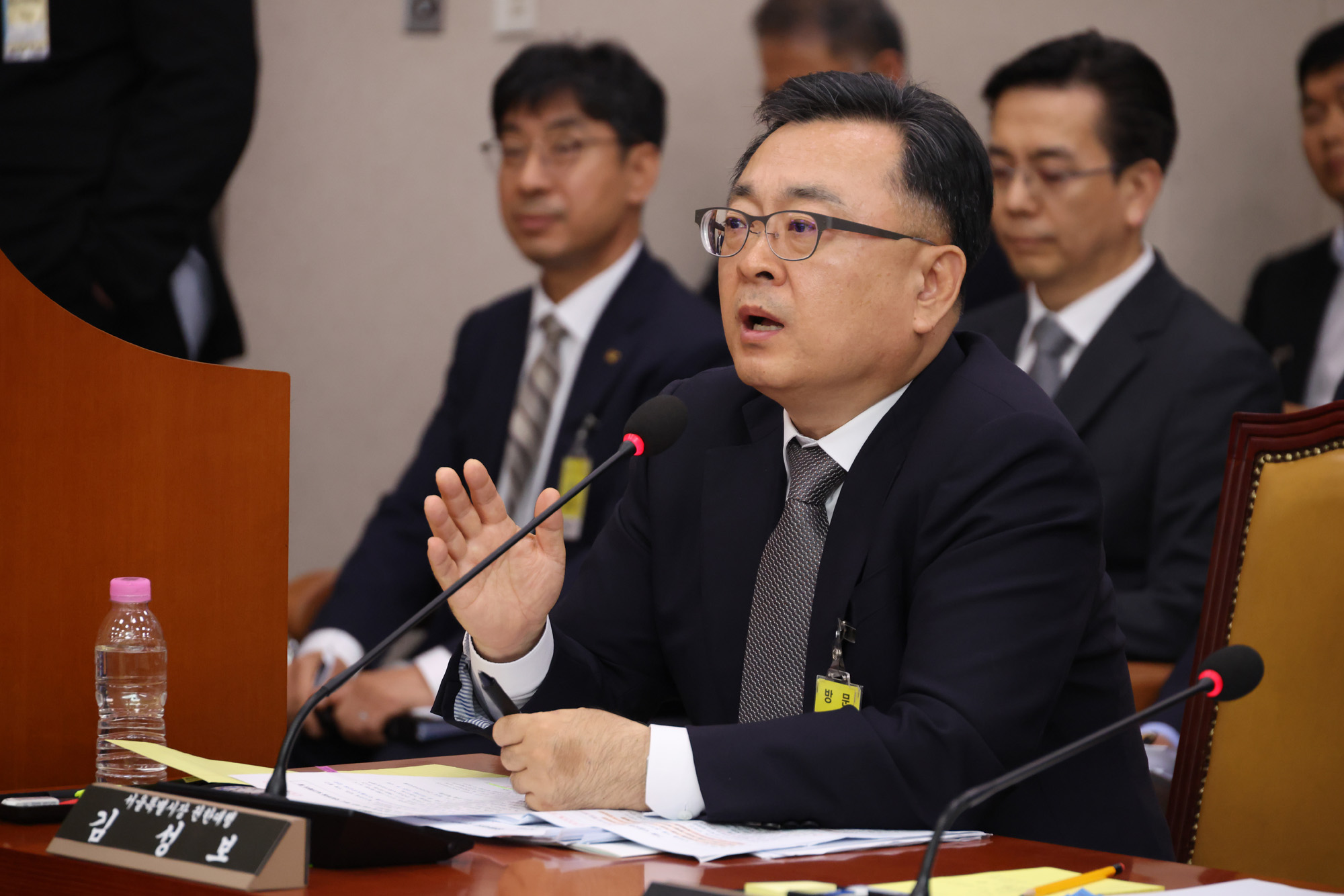 정치;국회;국토부;GTX-A삼성역;공사현장철근누락;김성보 서울시부시장