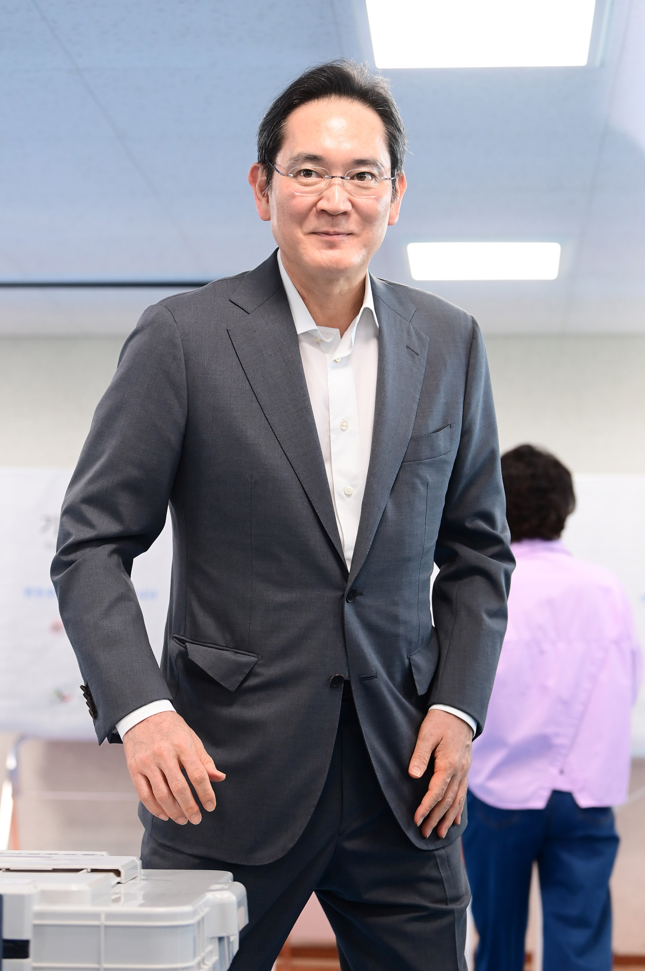 사회;지방선거;사전투표;이재용;삼성전자회장;한남동주민센터사전투표