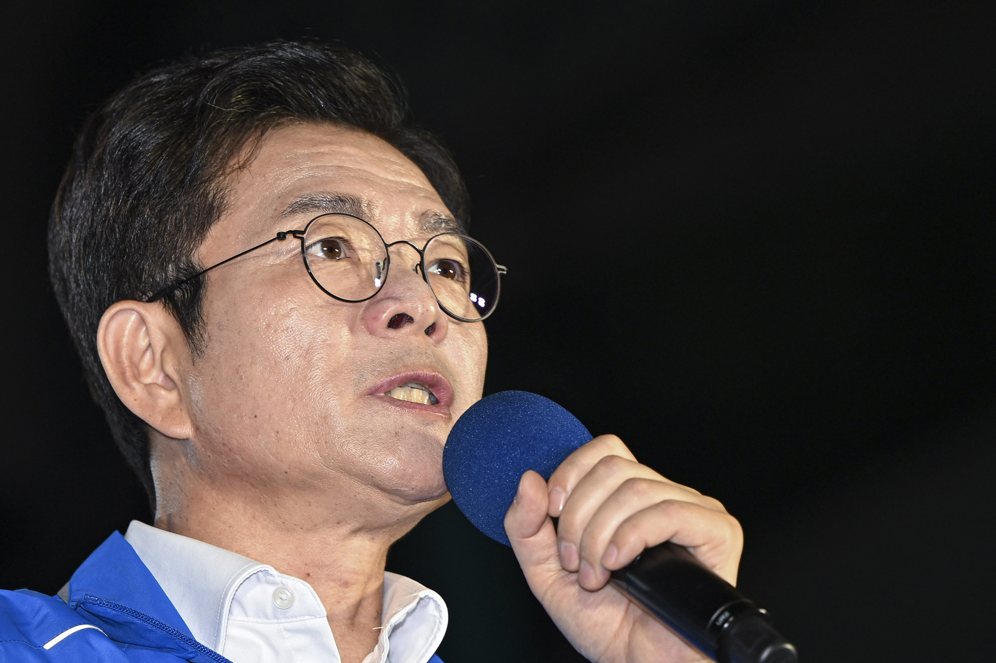 정원오;서울시장;청계광장;필승;총력유세