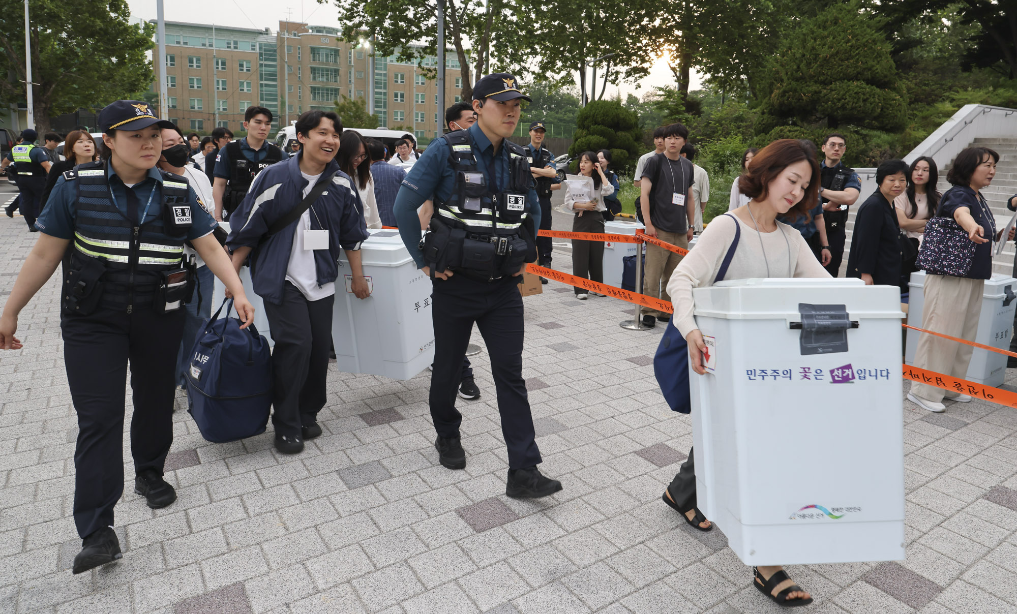 개표소;투표용지;수검표