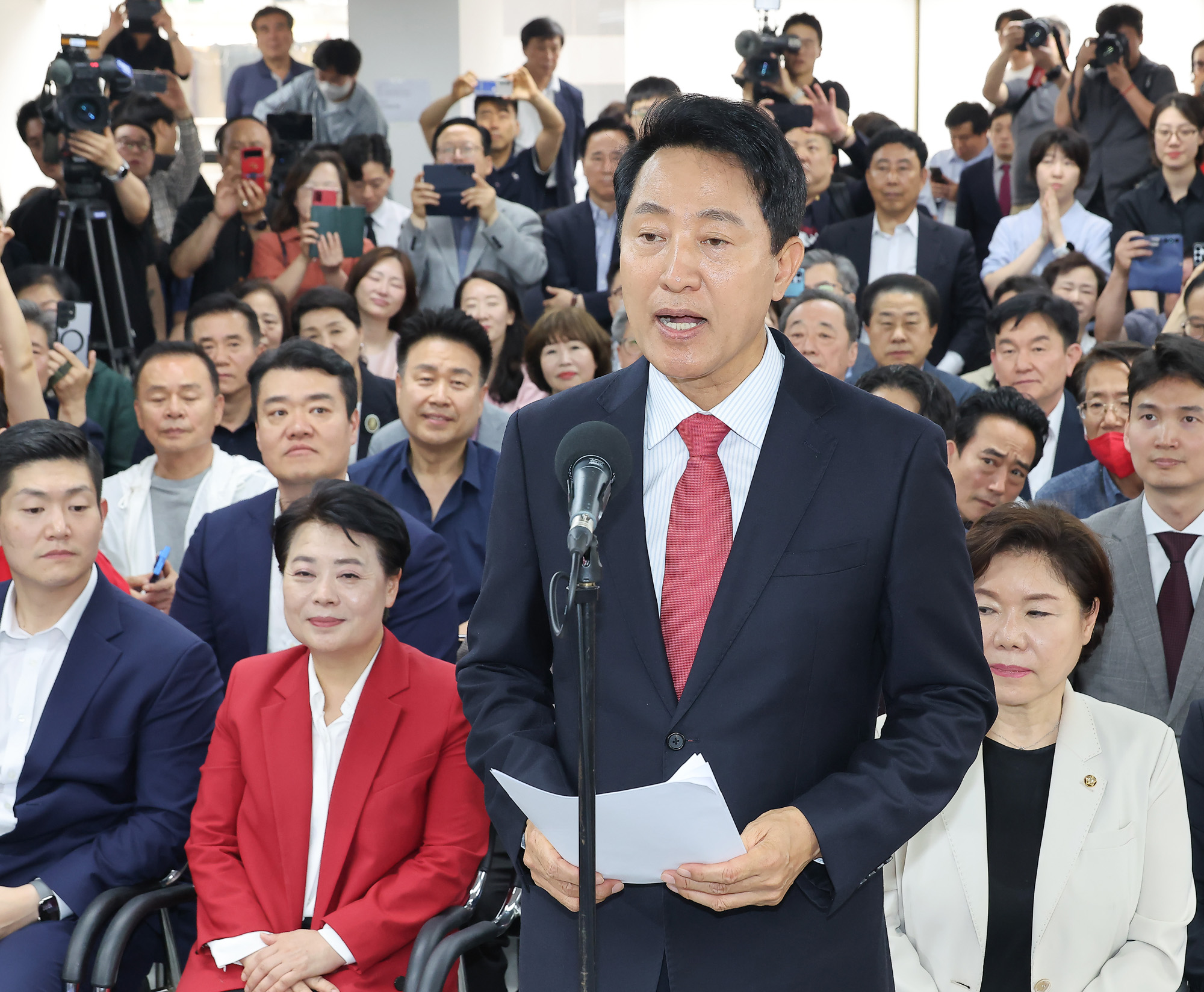 오세훈;서울시장;당선자;전국동시지방선거;선거;당선