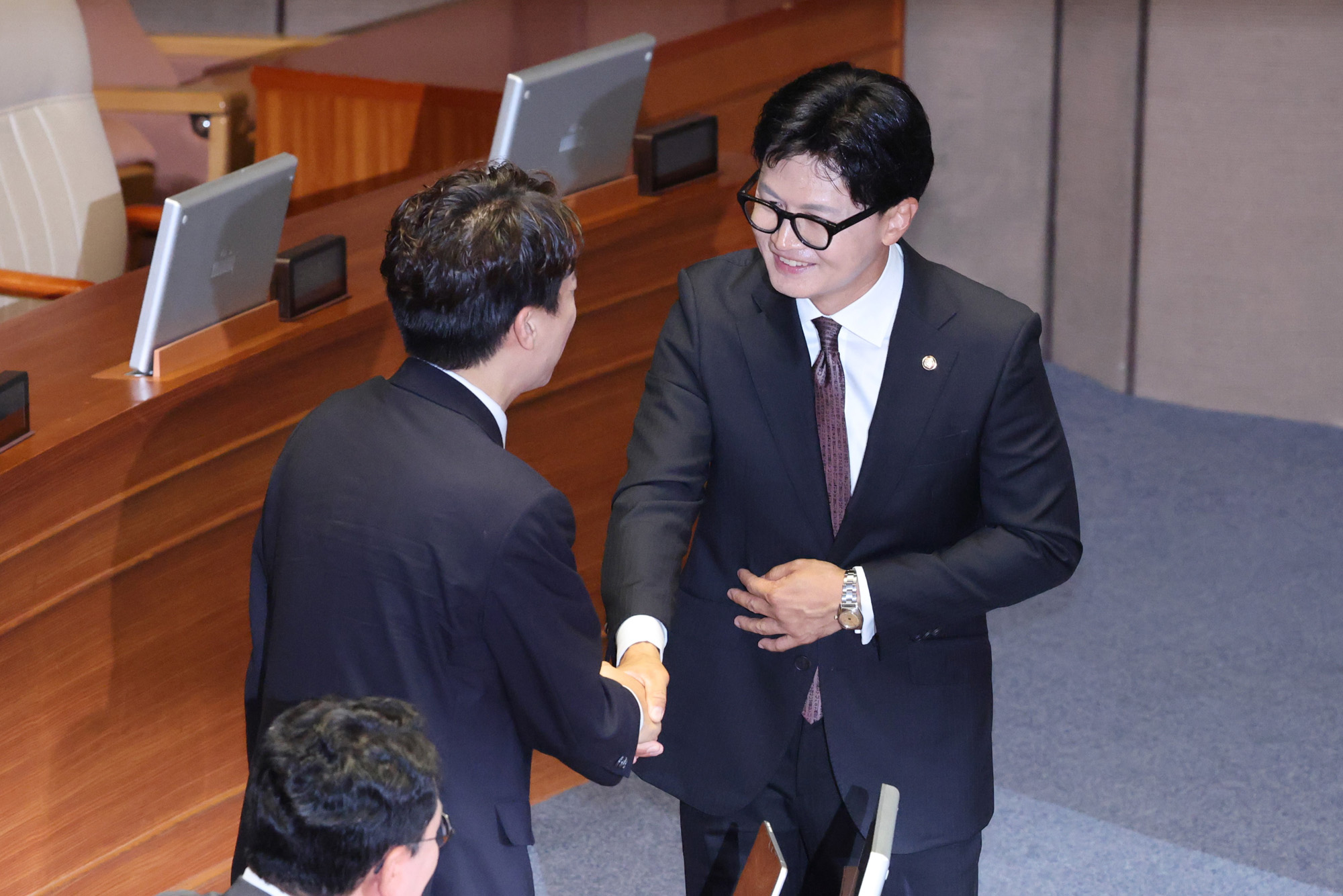 정치;국회;본회의;국회의장조정식선출;한동훈;이준석