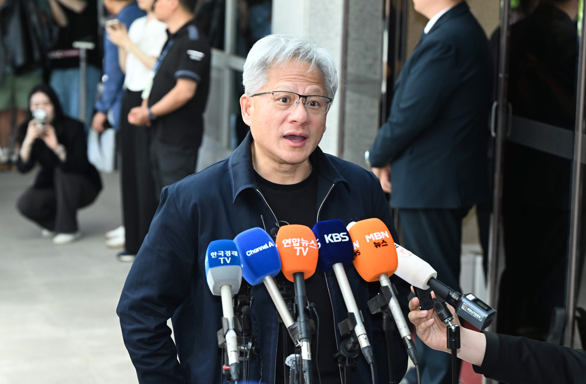 젠슨황;입국;김포공항