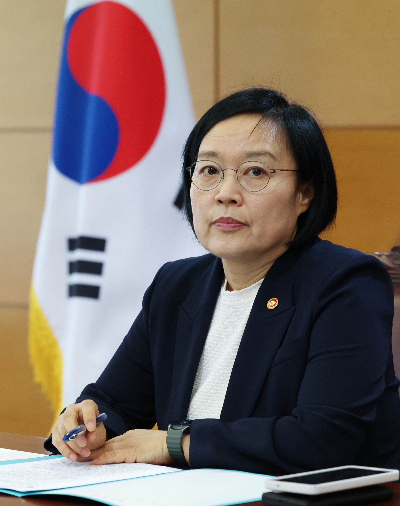 정치;행정;인물;이재명정부;국무총리후보자;한성숙;한성숙총리후보;한성숙국무총리후보자첫출근;금융감독원연수원
