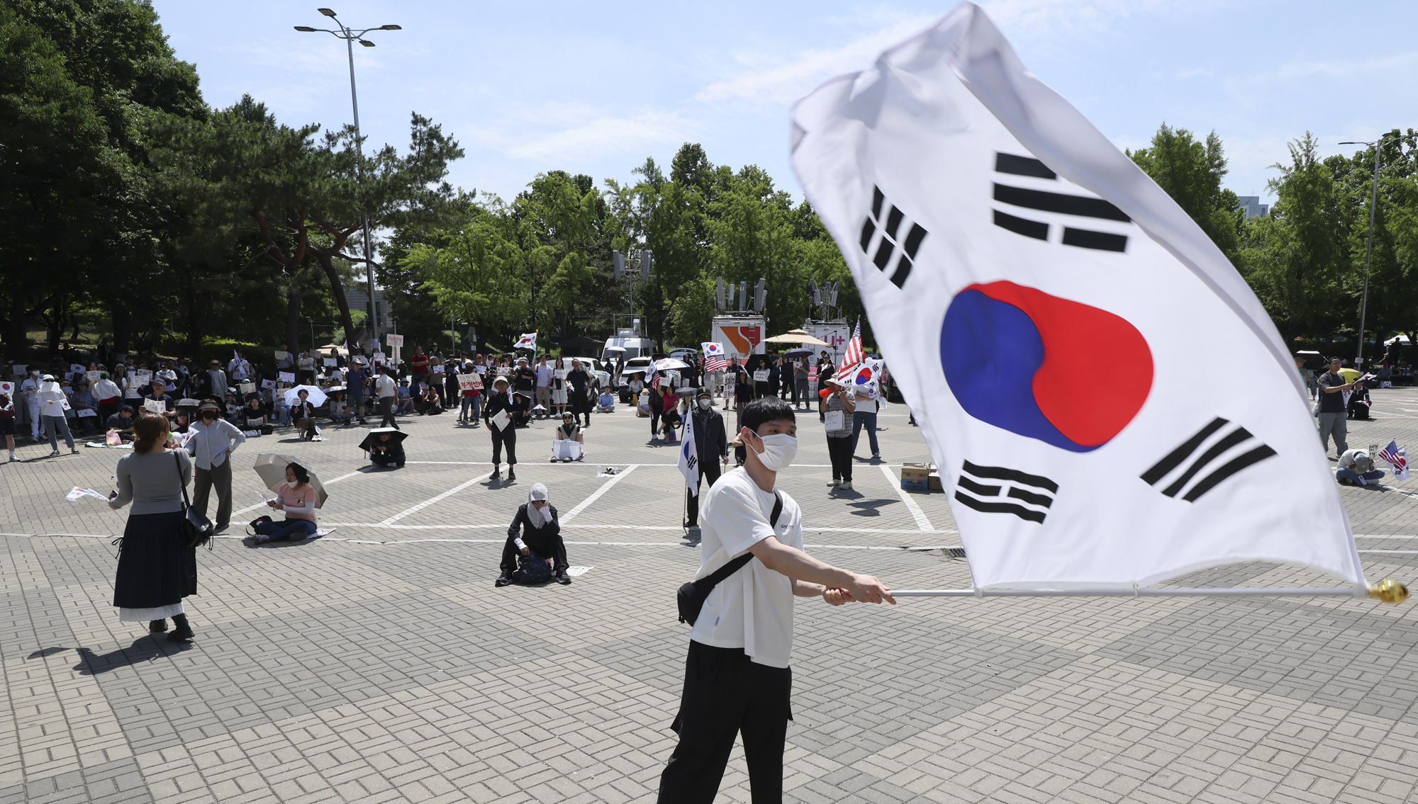 부정선거;선관위;투표용지부족;올림픽공원개표소;태극기