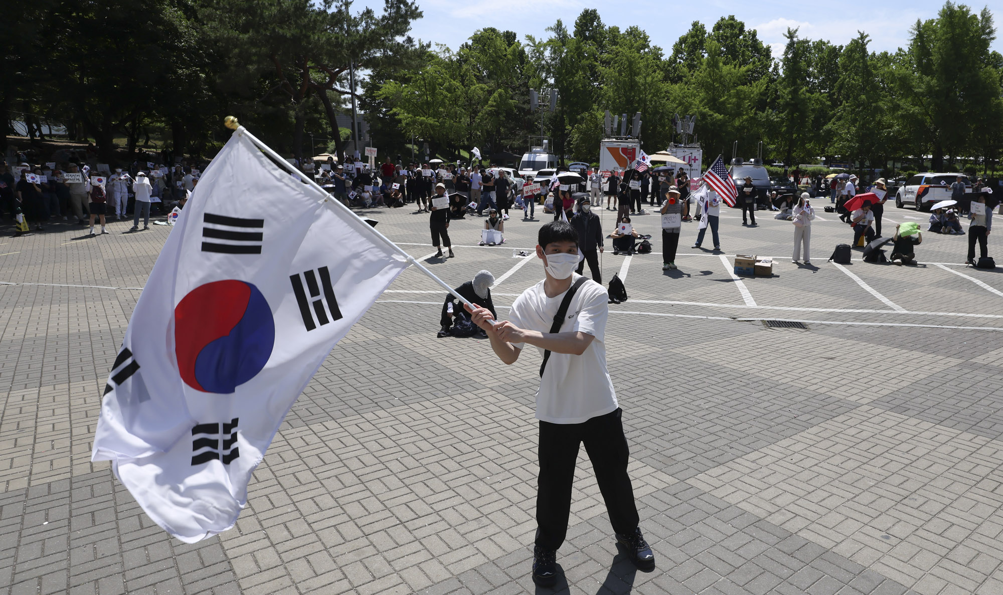 부정선거;선관위;투표용지부족;올림픽공원개표소;태극기